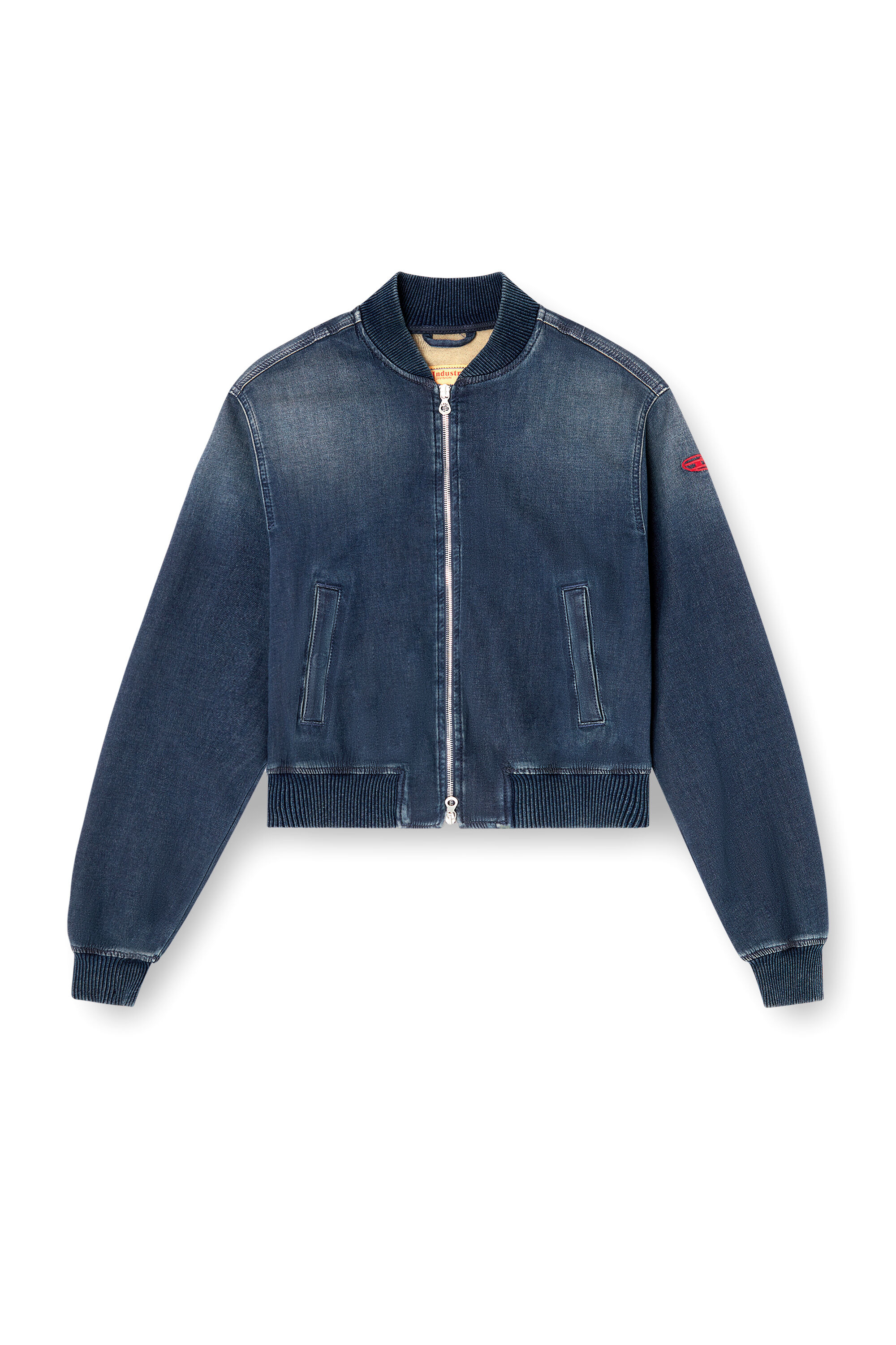 DE-KIDDO JOGG Bomber jacket in dusty-wash JoggJeans｜ブルー｜ウィメンズ｜DIESEL