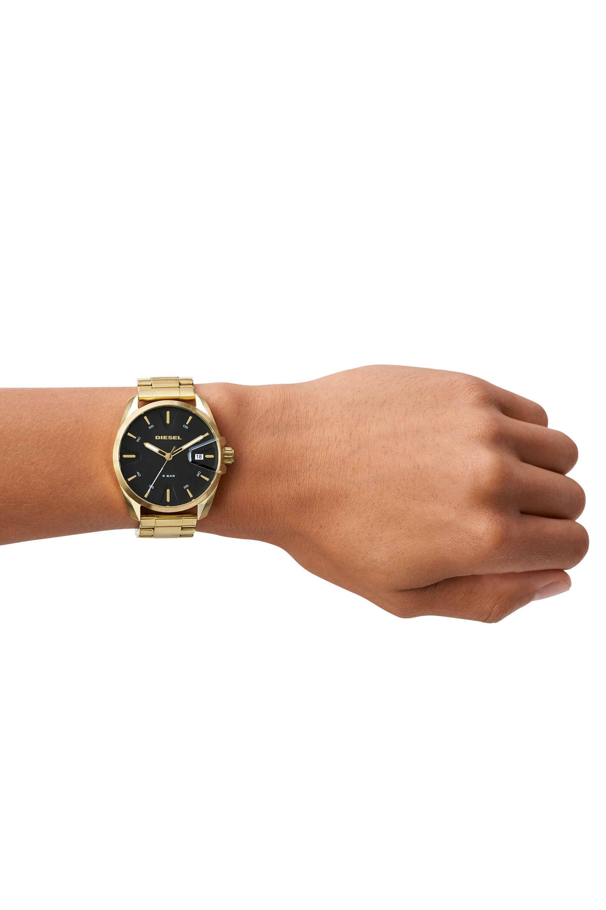 Diesel - DZ1865, Male's MS9 Chrono gold-tone steel watch, 44 mm in ゴールド - 3