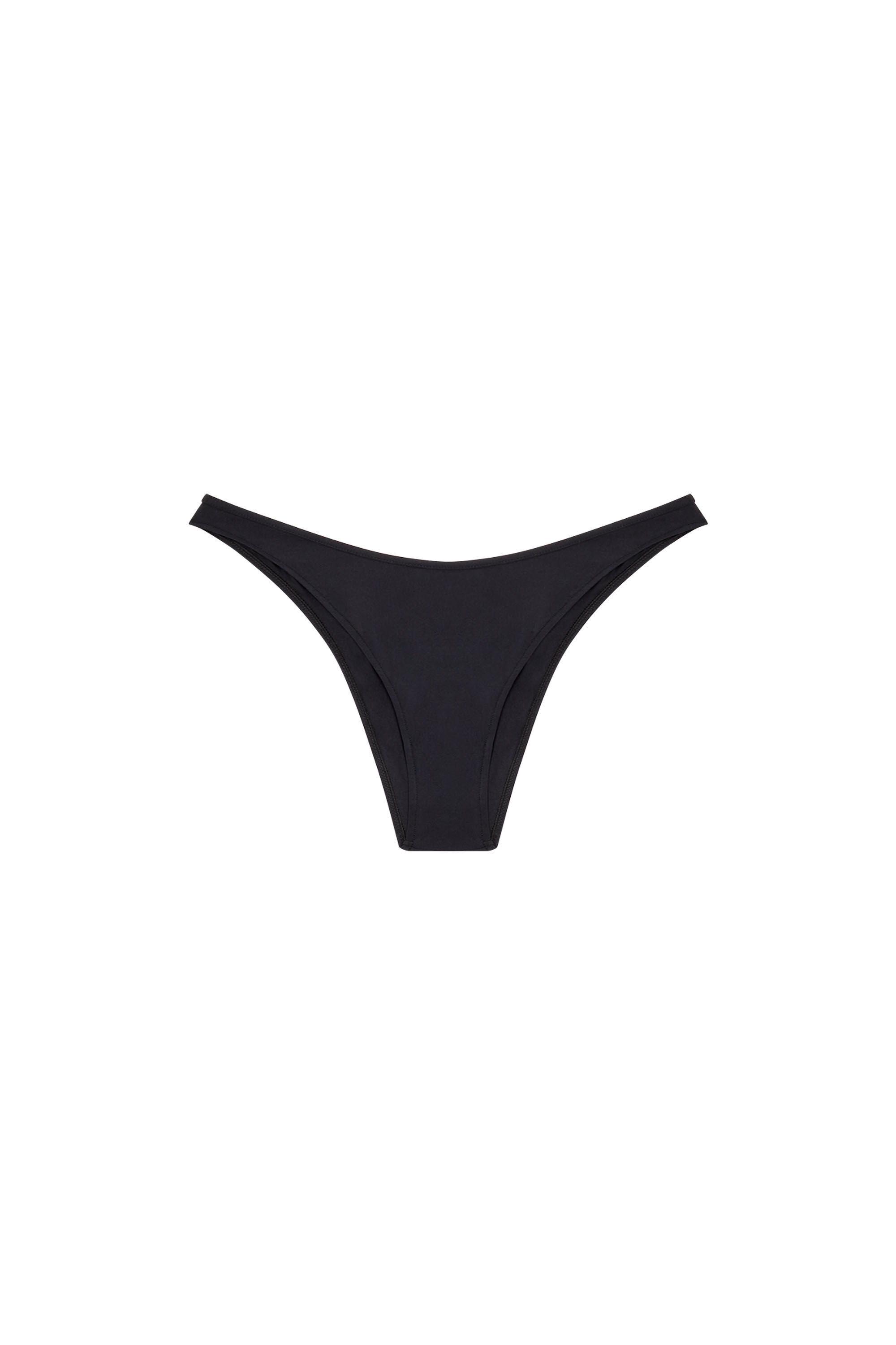 Diesel - UFPN-PUNCHY, Female's V-front briefs with Oval D plaque in ブラック - 2