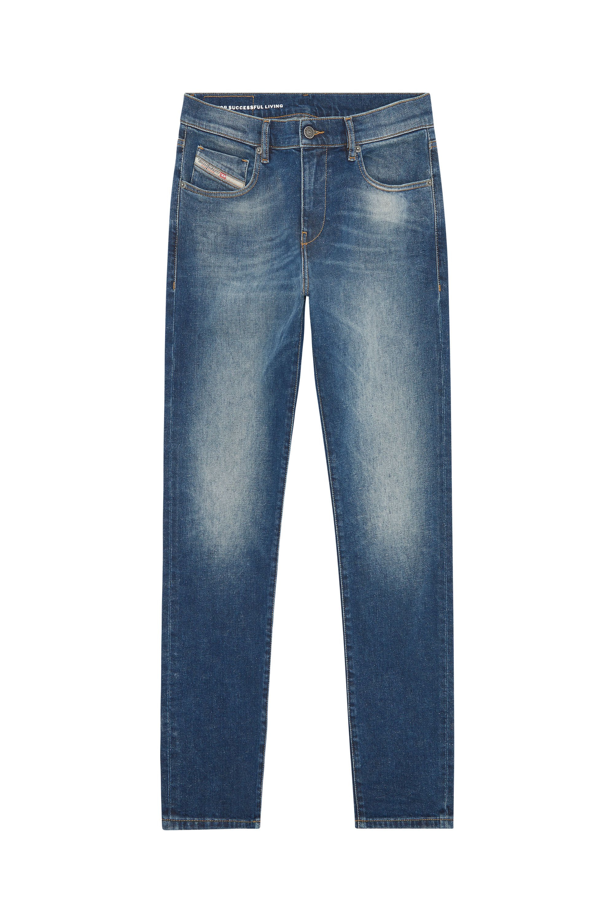 Diesel - Slim Jeans 2019 D-Strukt 09F39, ダークブルー - Image 2