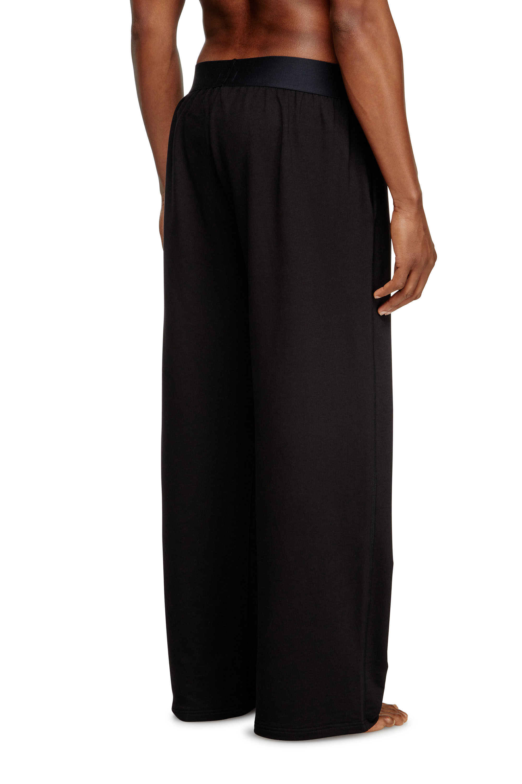 NOLAN-D-POP Pyjama pants with cut-off logo｜ブラック｜メンズ