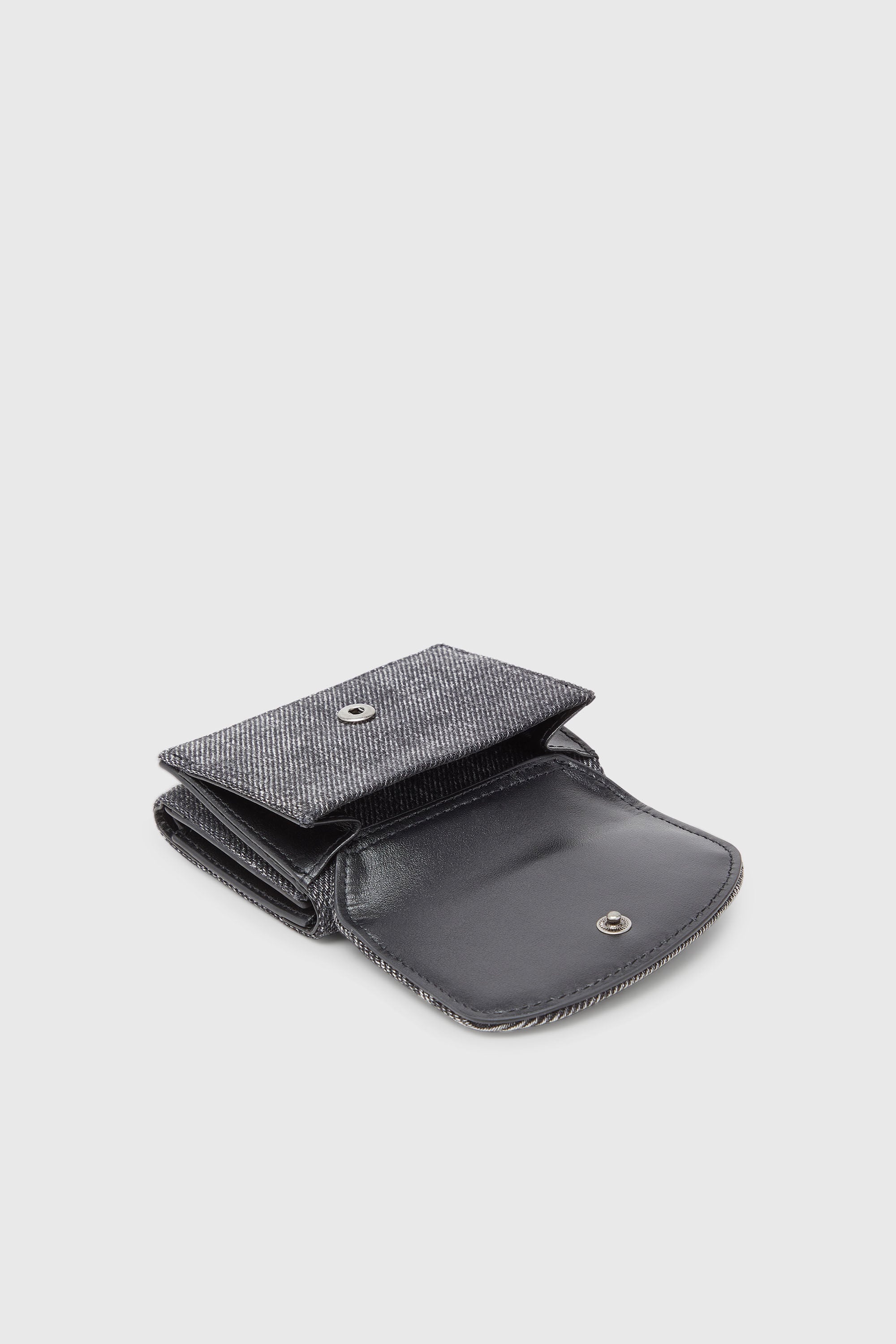 Diesel - 1DR TRI FOLD COIN XS II, Male's 三つ折りウォレット in ダークグレー - 4