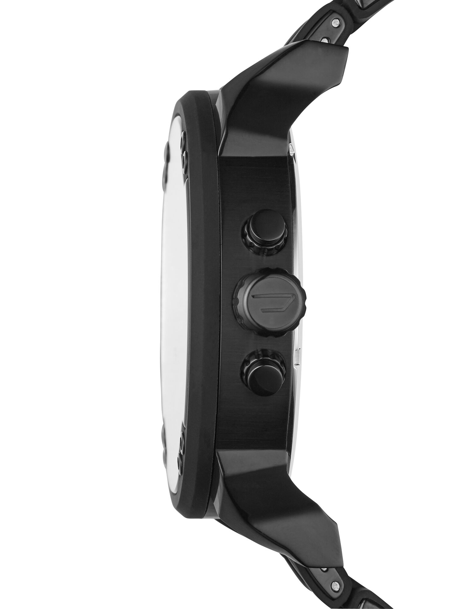 Diesel - DZ7396, Male's Detailed black dial watch, 55 mm in ブラック - 2
