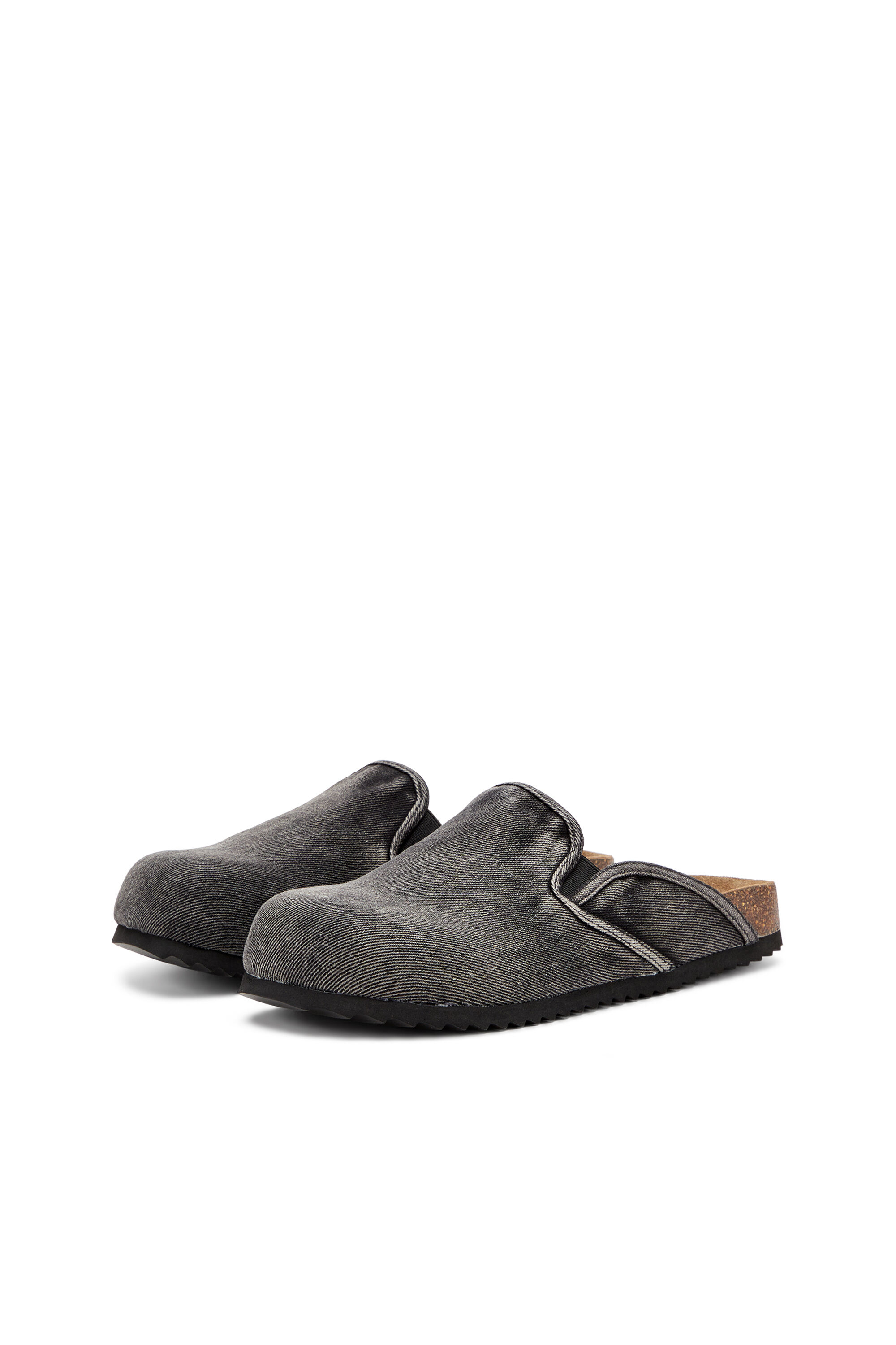 D-WOODSTOCK SLIP-ON デニムスリッポンミュール｜ブラック｜メンズ｜DIESEL