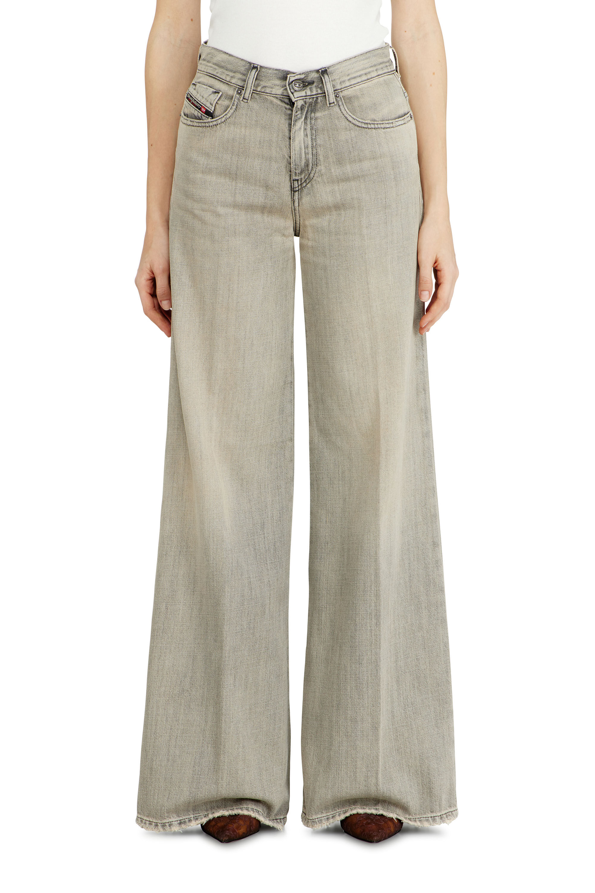 Diesel - Female's Flare Jeans 1978 D-Akemi 068RU, グレー - 4