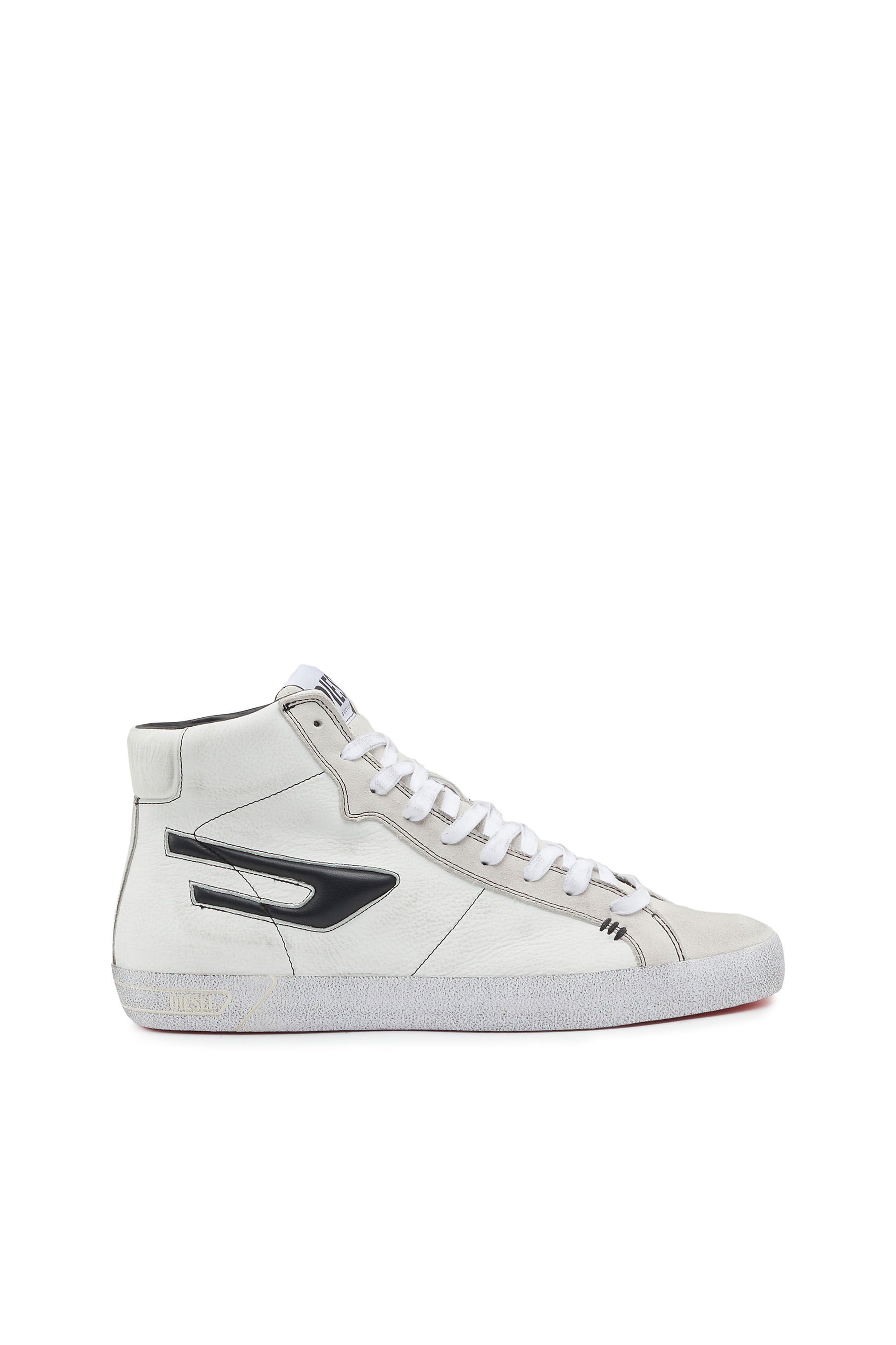 Diesel - S-LEROJI MID, Male's ハイカットスニーカー ロゴ - S-Leroji Mid in ホワイト - 2
