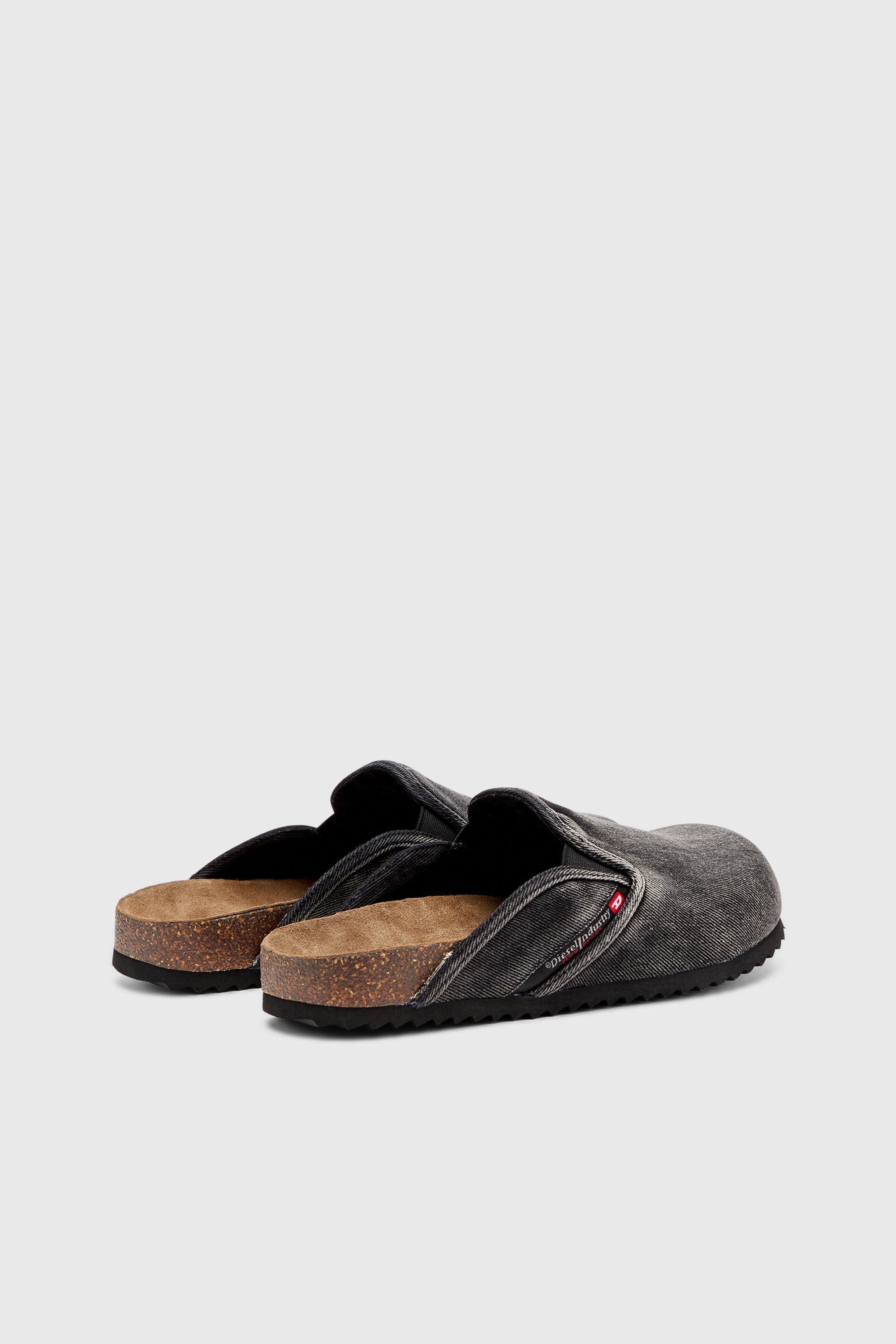 Diesel - D-WOODSTOCK SLIP-ON, Male's デニムスリッポンミュール in ブラック - 3