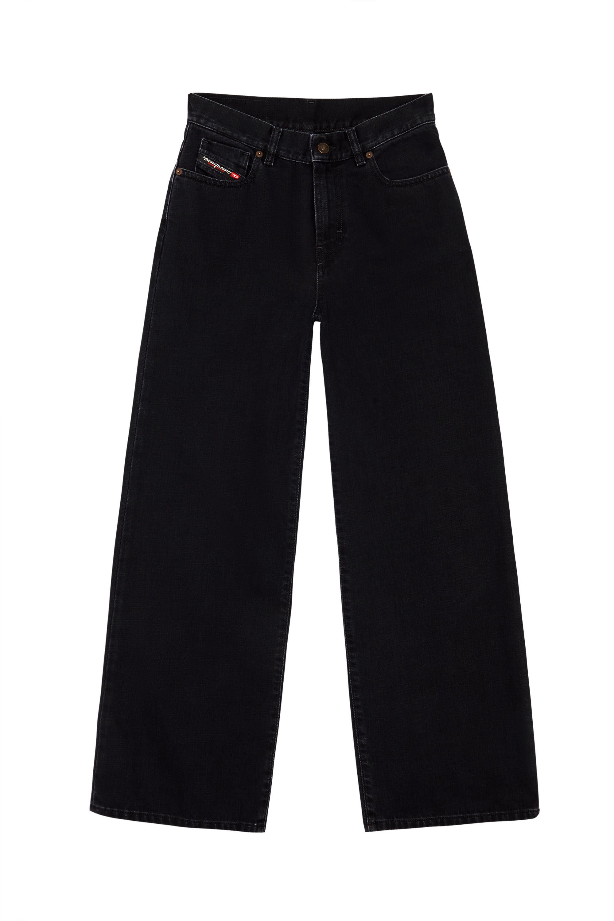 Diesel - Bootcut and Flare Jeans 2000 Widee Z09RL, Female's ブーツカットフレア Jeans - 2000 Widee in ブラック/ダークグレー - 2