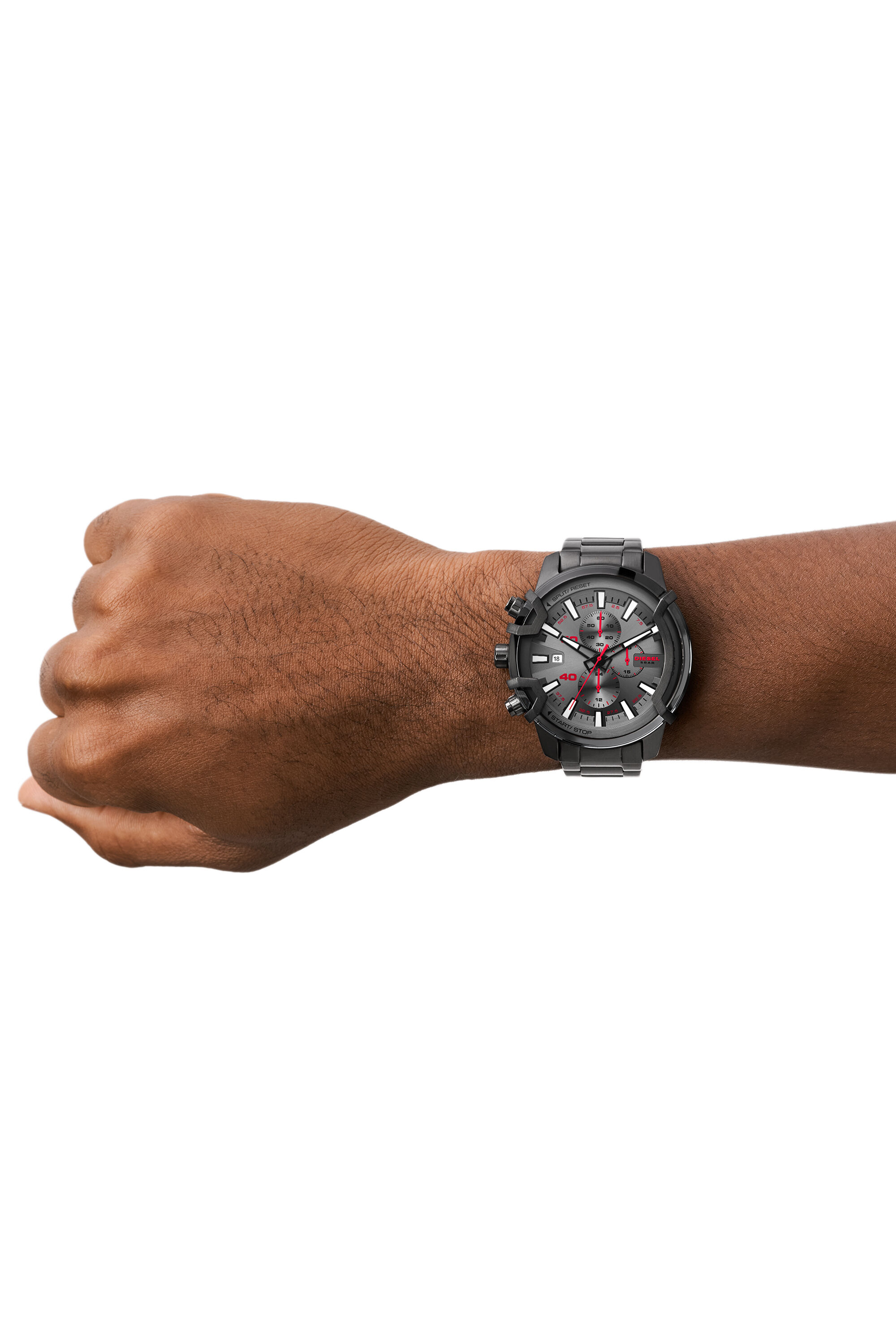Diesel - DZ4586, Male's メンズ ウォッチ アナログ in ダークグレー - 4