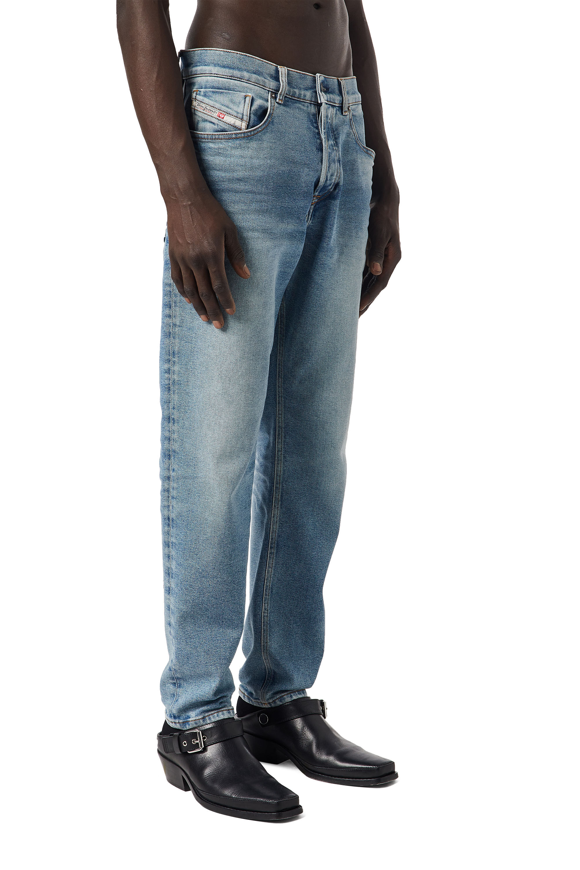 Diesel - 2005 D-FINING 09C77 Tapered Jeans, ライトブルー - Image 6