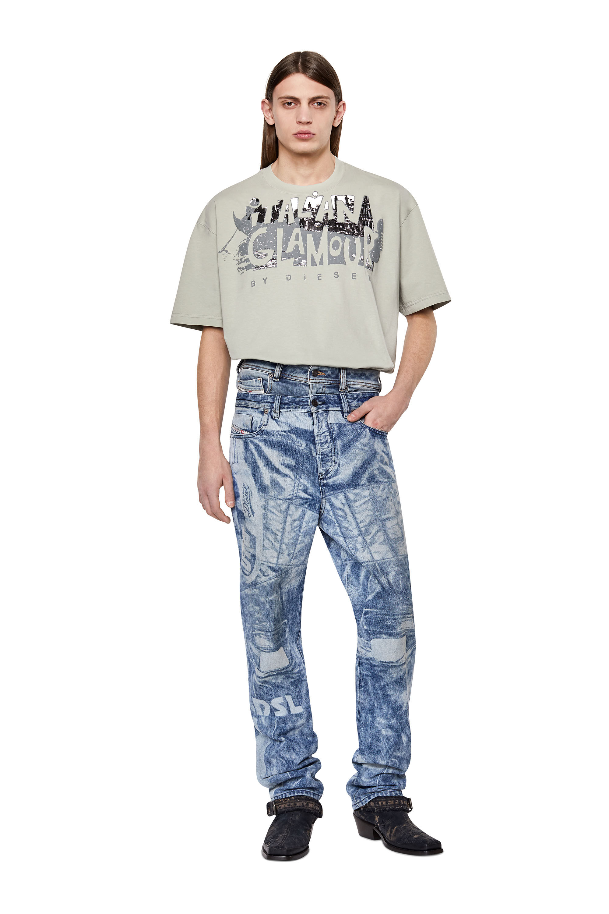 Diesel - Straight Jeans 1955 D-Rekiv 007B8,  - Image 1