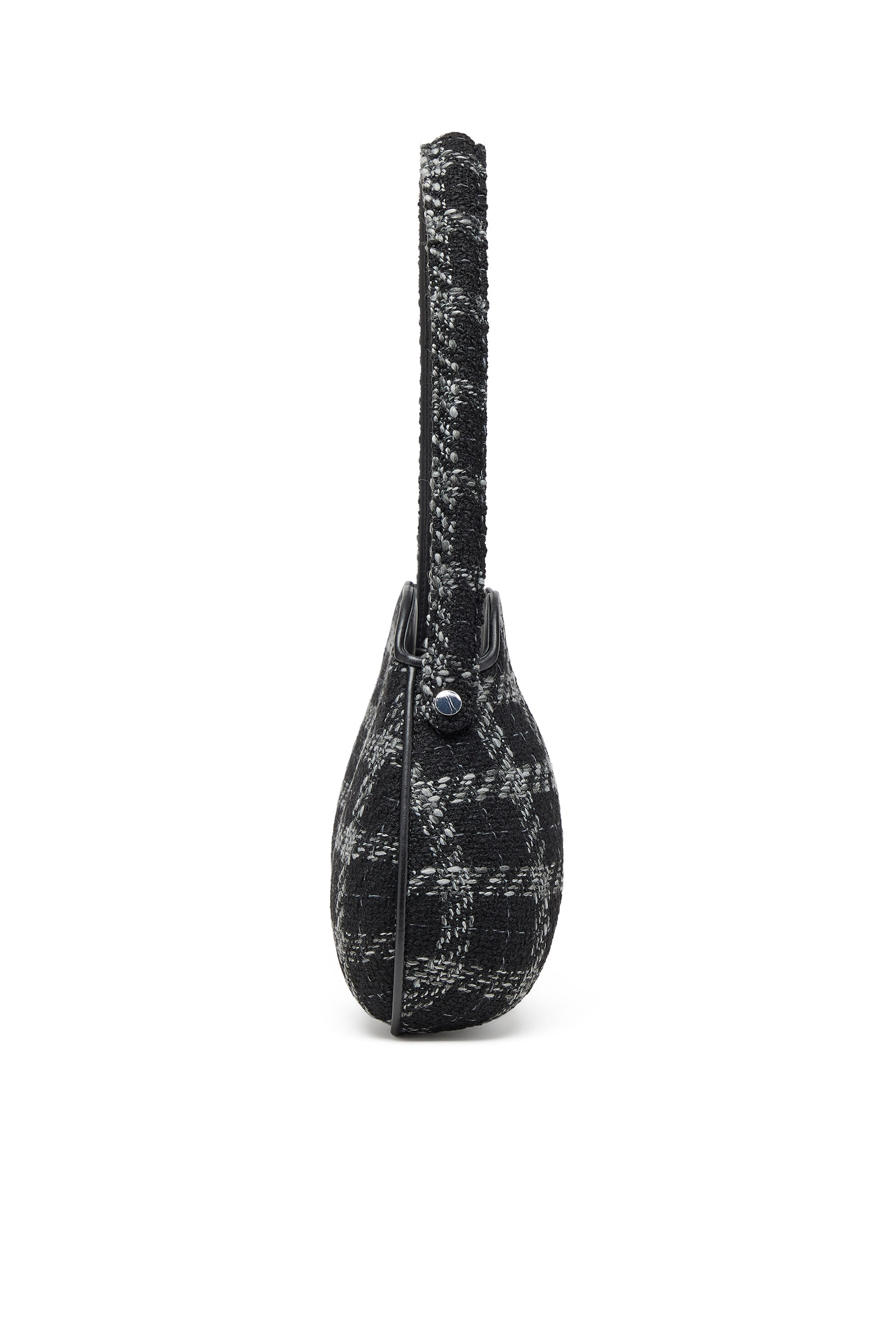 Diesel - DOUBLE-D SHOULDER, Female's Double-D-Shoulder bag with houndstooth motif in ブラック - 4