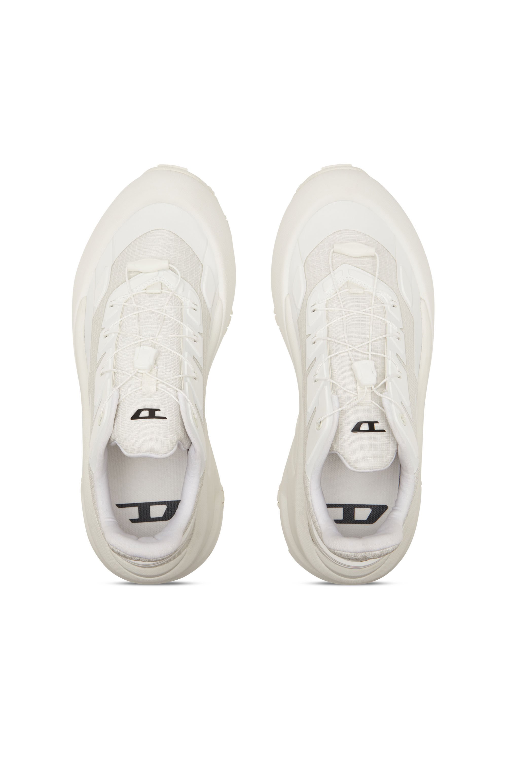 Diesel - D-CAGE RUNNER, Male's D-Cage Runner-Sneakers in TPU-trimmed ripstop in ホワイト - 6