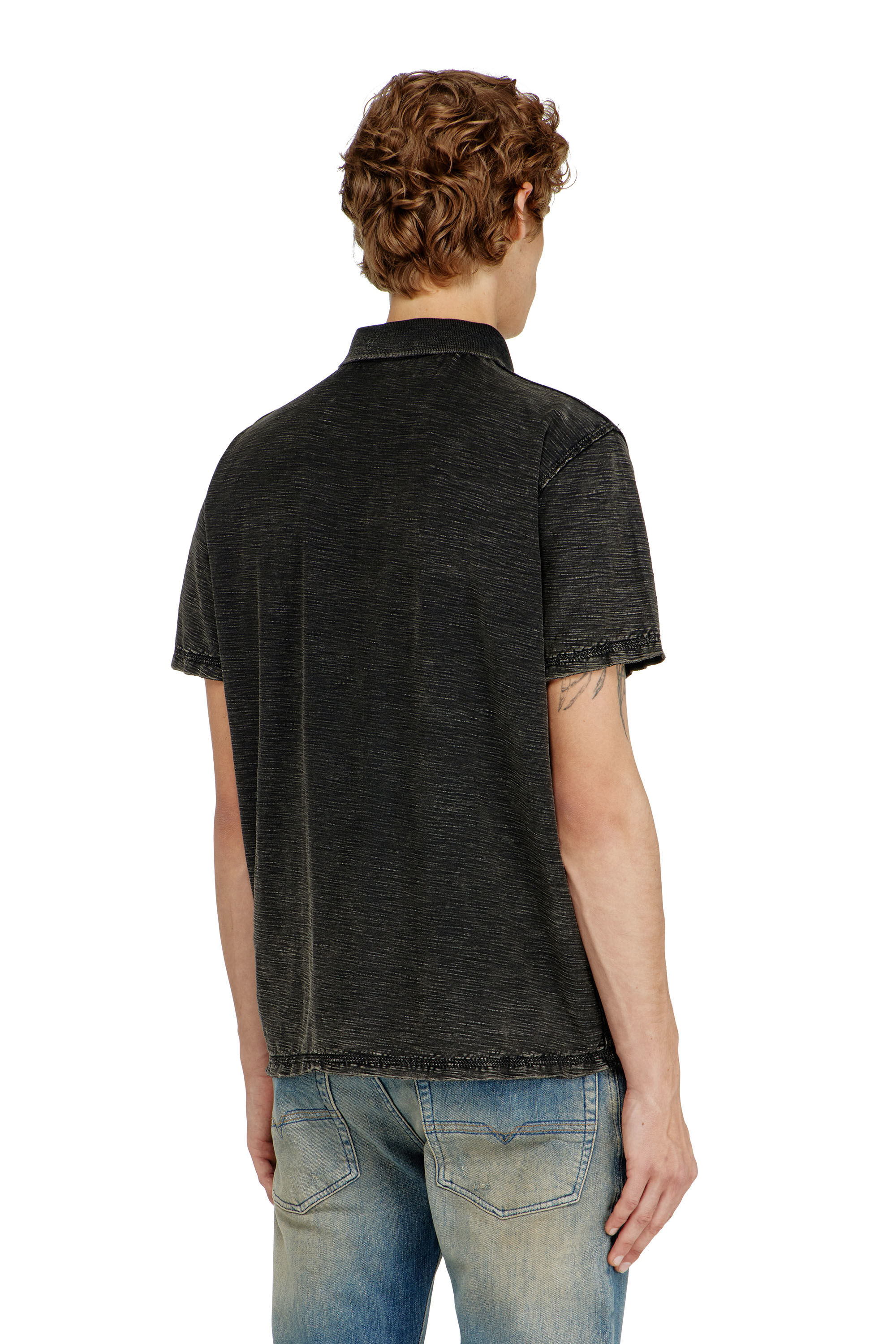 Diesel - T-ARDY-POLO, Male's ポロシャツ in ブラック - 4
