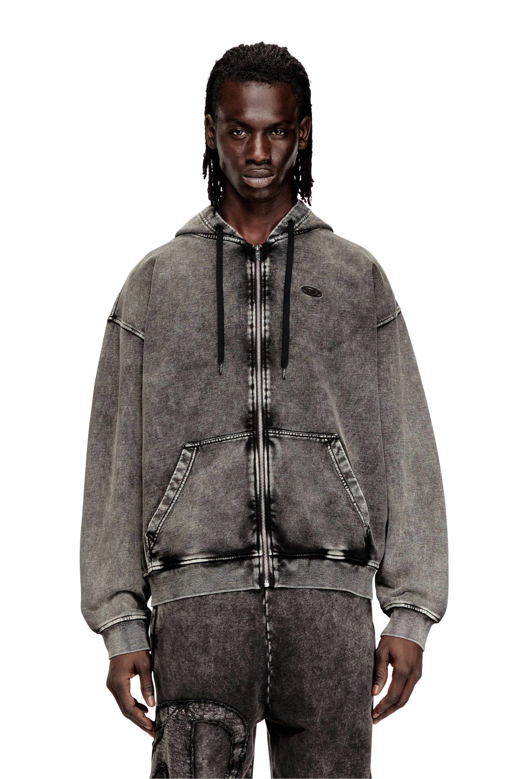 S-BOXT-HOOD-ZIP-DEN ジップアップパーカー｜ToBeDefined｜メンズ｜DIESEL