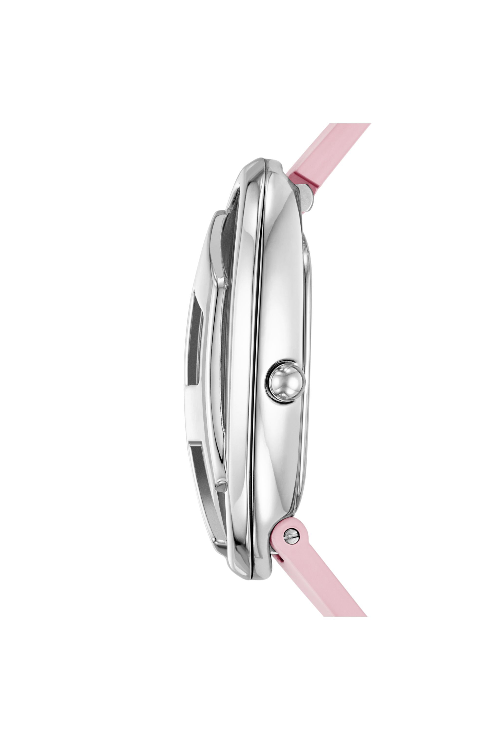 Diesel - DZ5621 WATCH, Female's D-Era Two-Hand Leather Watch in ピンク / ホワイト - 3