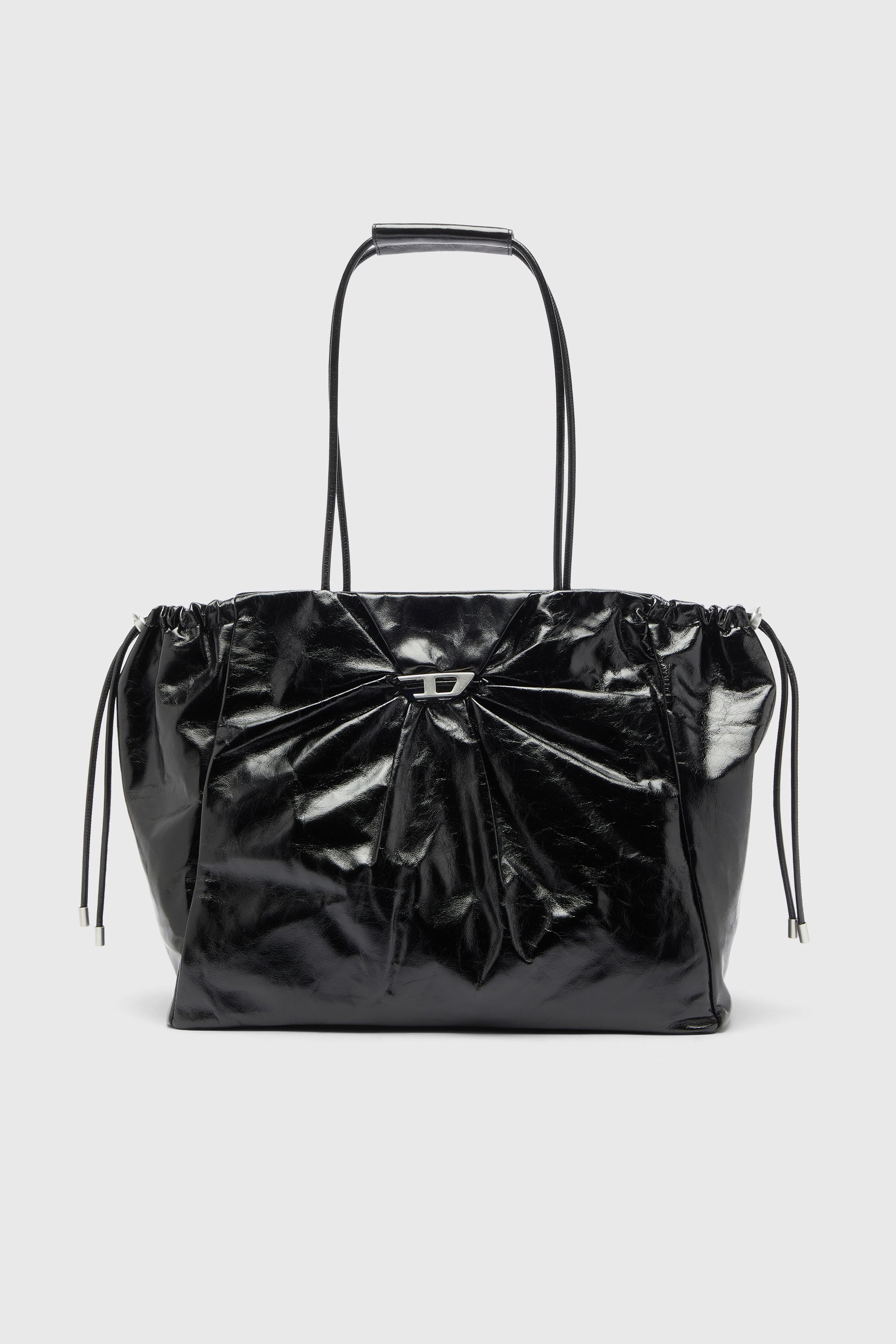 Diesel - SCRUNCH-D TOTE E/W, Female's トートバッグ in ブラック - 1