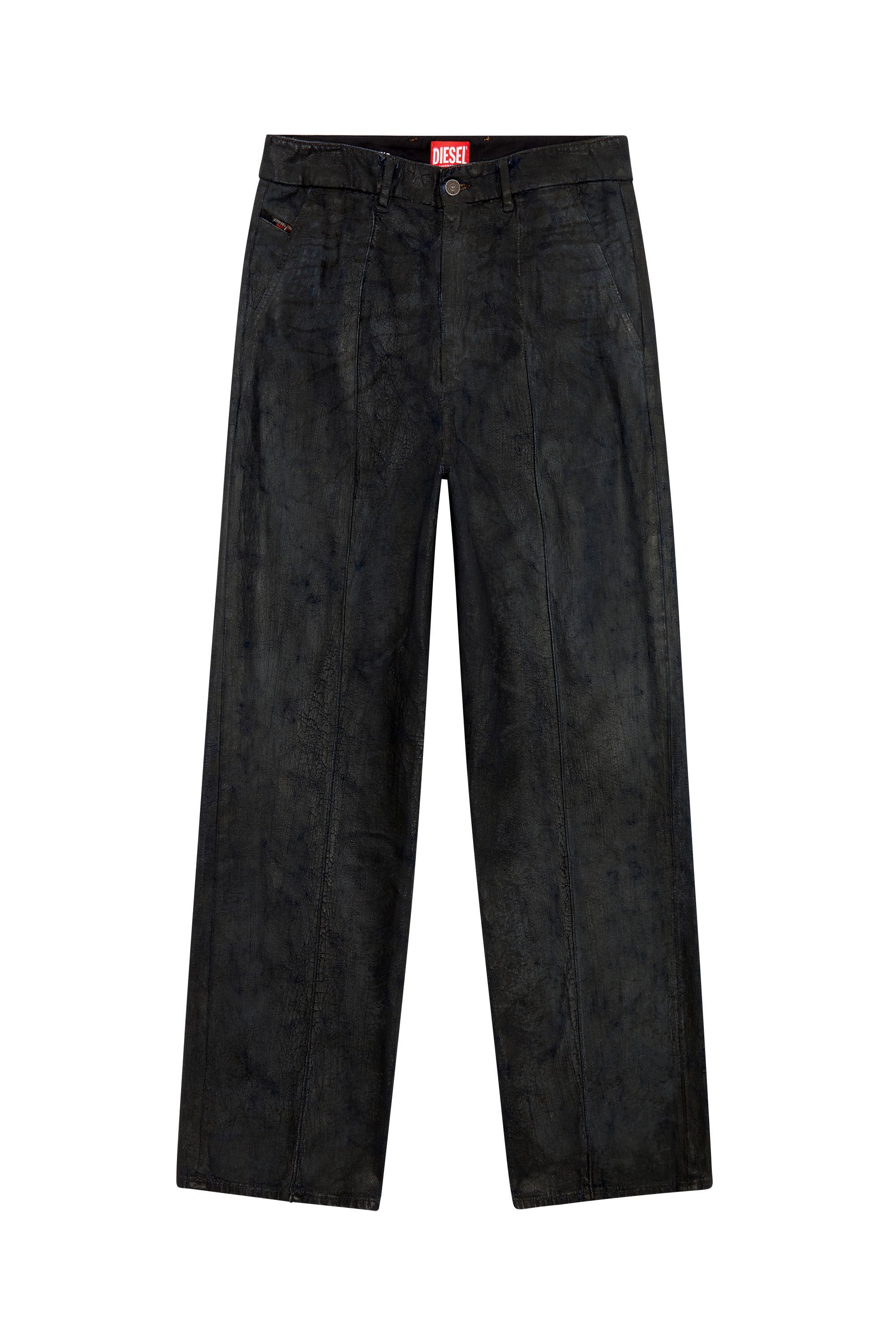 Diesel - Straight Jeans D-Chino-Work 0PGAZ, ブラック - Image 2