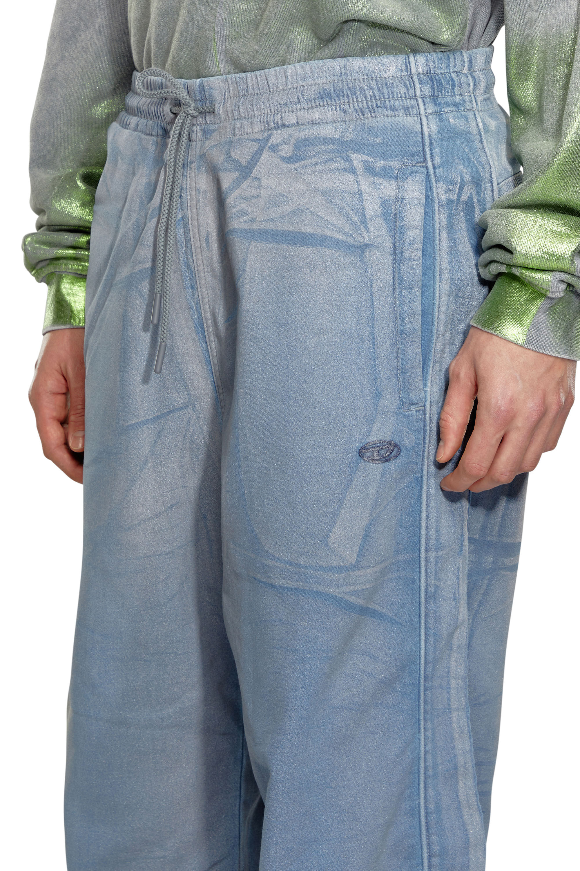 ストレート D-Martians Track Denim 068kn｜ウィメンズ｜ライトブルー 