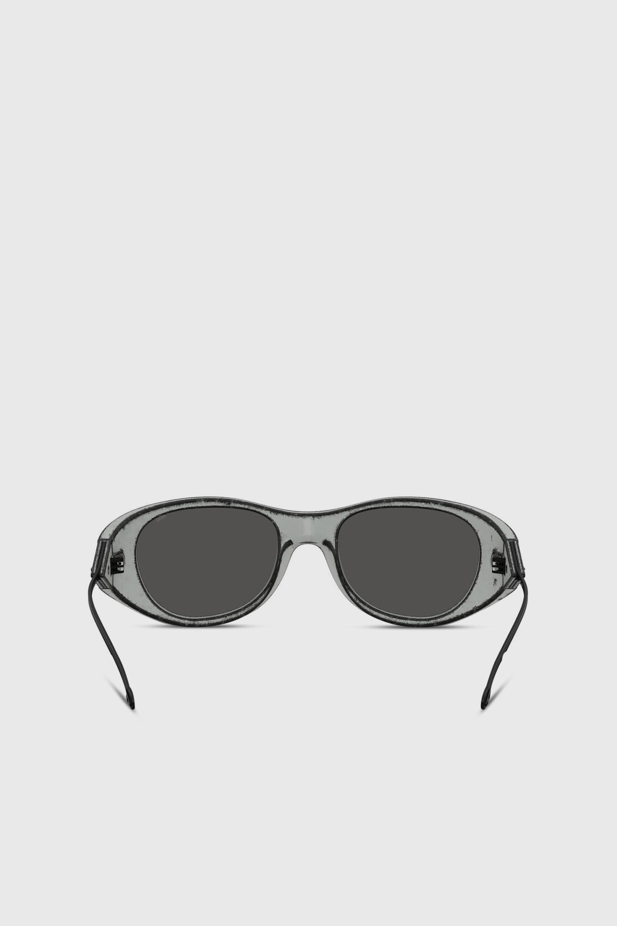 Diesel - 0DL3003, Unisex's Iconic oval sunglasses in ブラック/グレー - 3