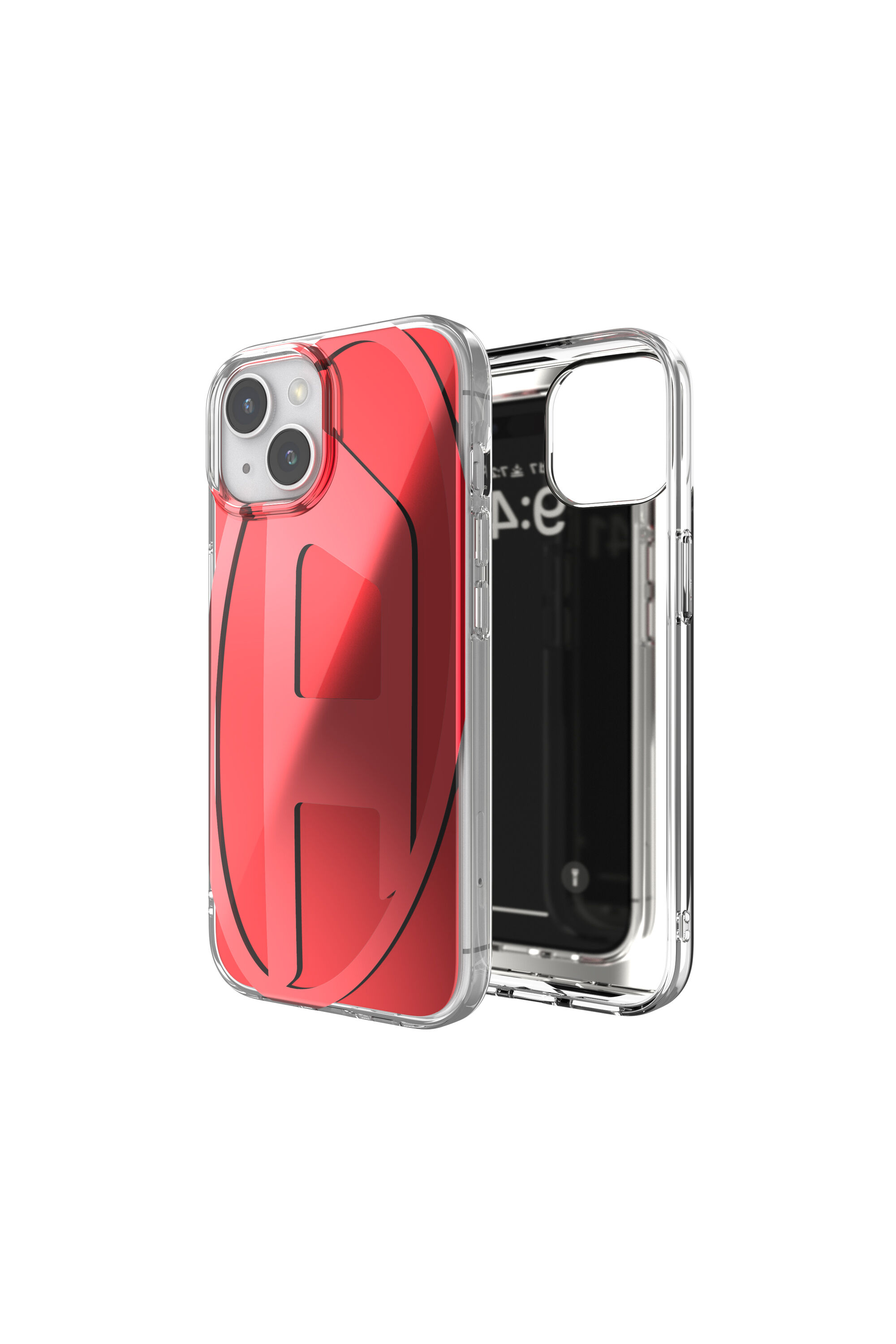 Diesel - 60043 AOP CASE, Unisex's iPhone 15 in レッド - 1