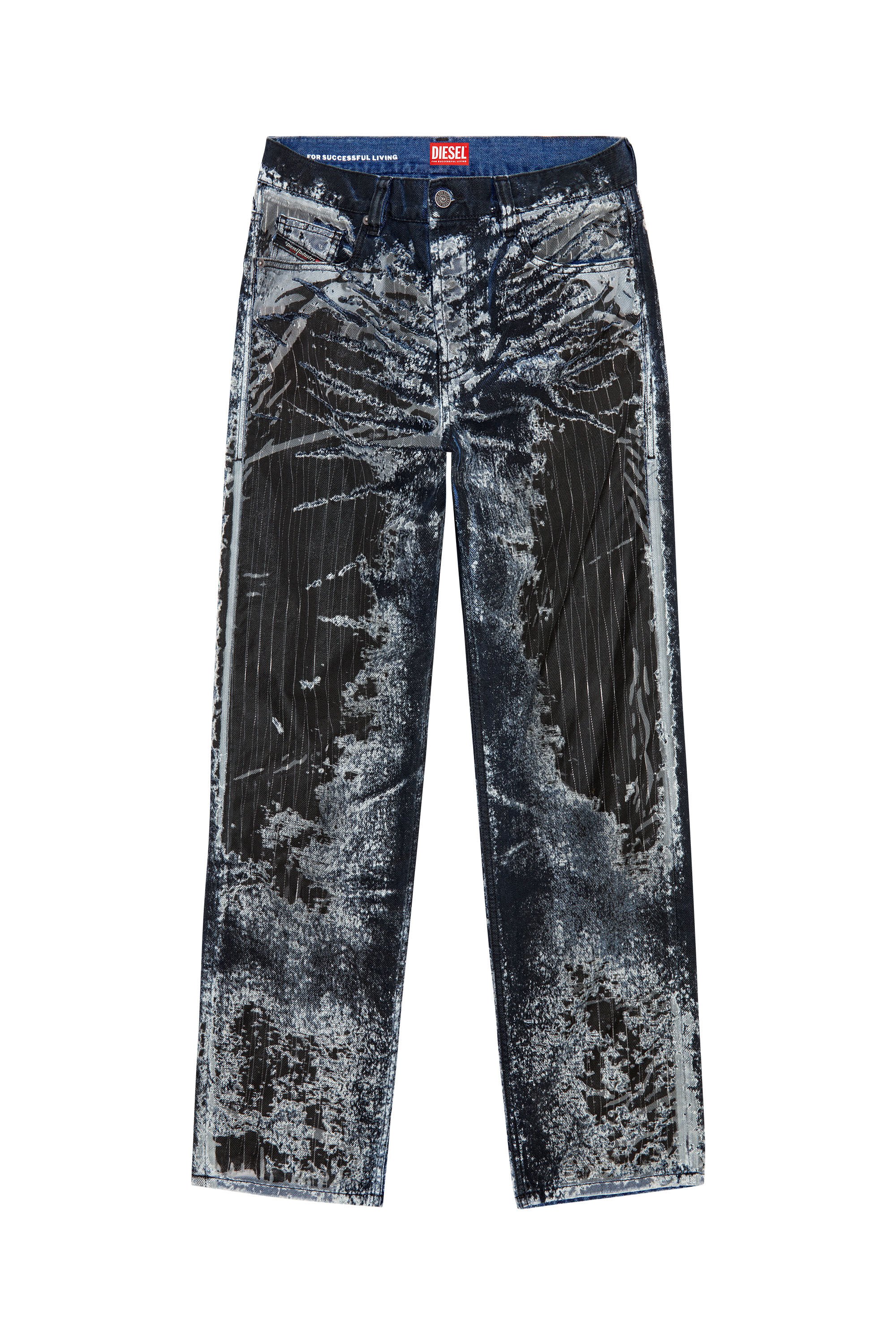 Diesel - Male's Straight Jeans 2010 D-Macs 068MU, ブラック/ブルー - 2