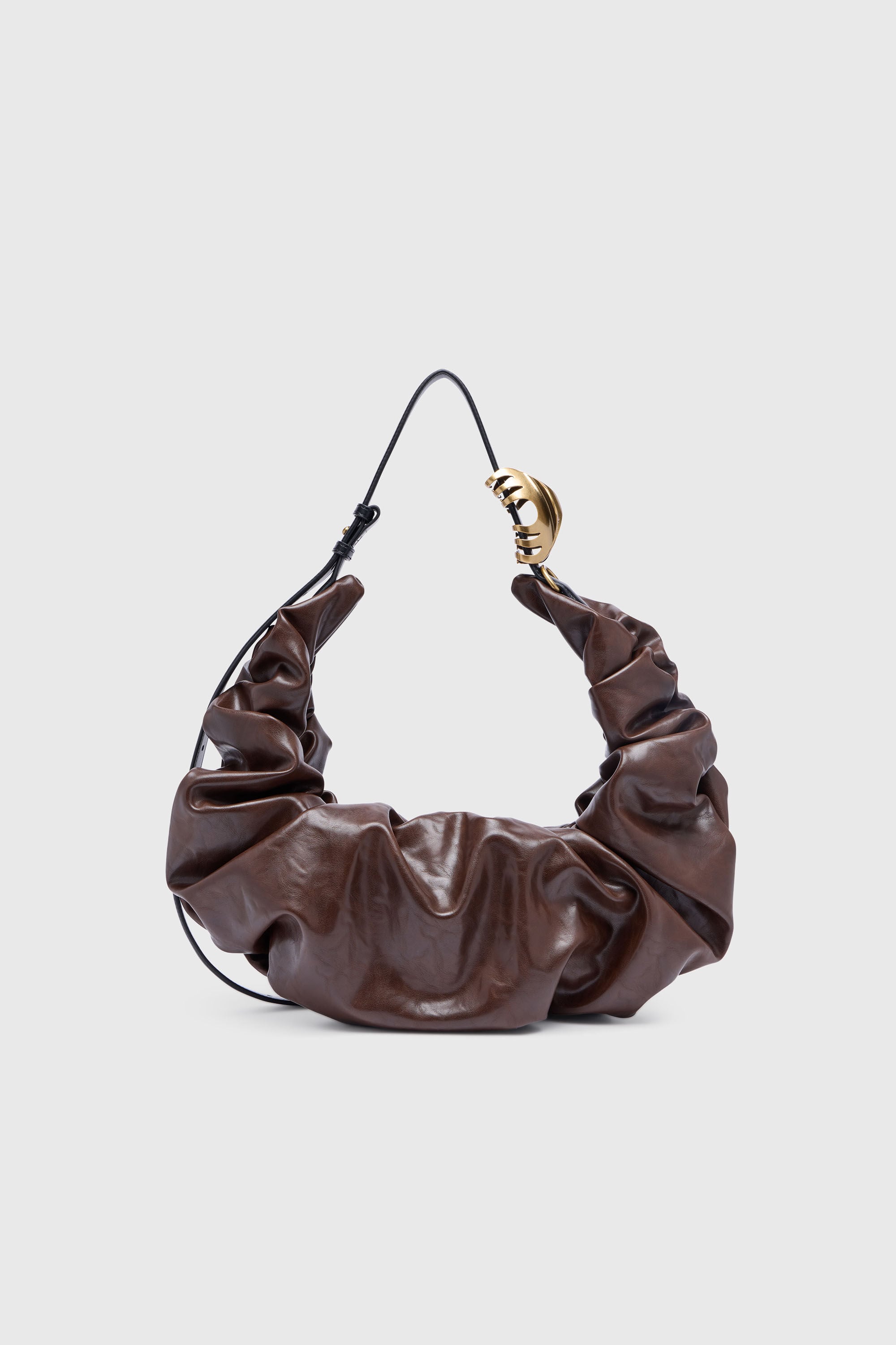 Diesel - GRAB-D HOBO L, Female's ホーボーバッグ L in ブラウン - 3