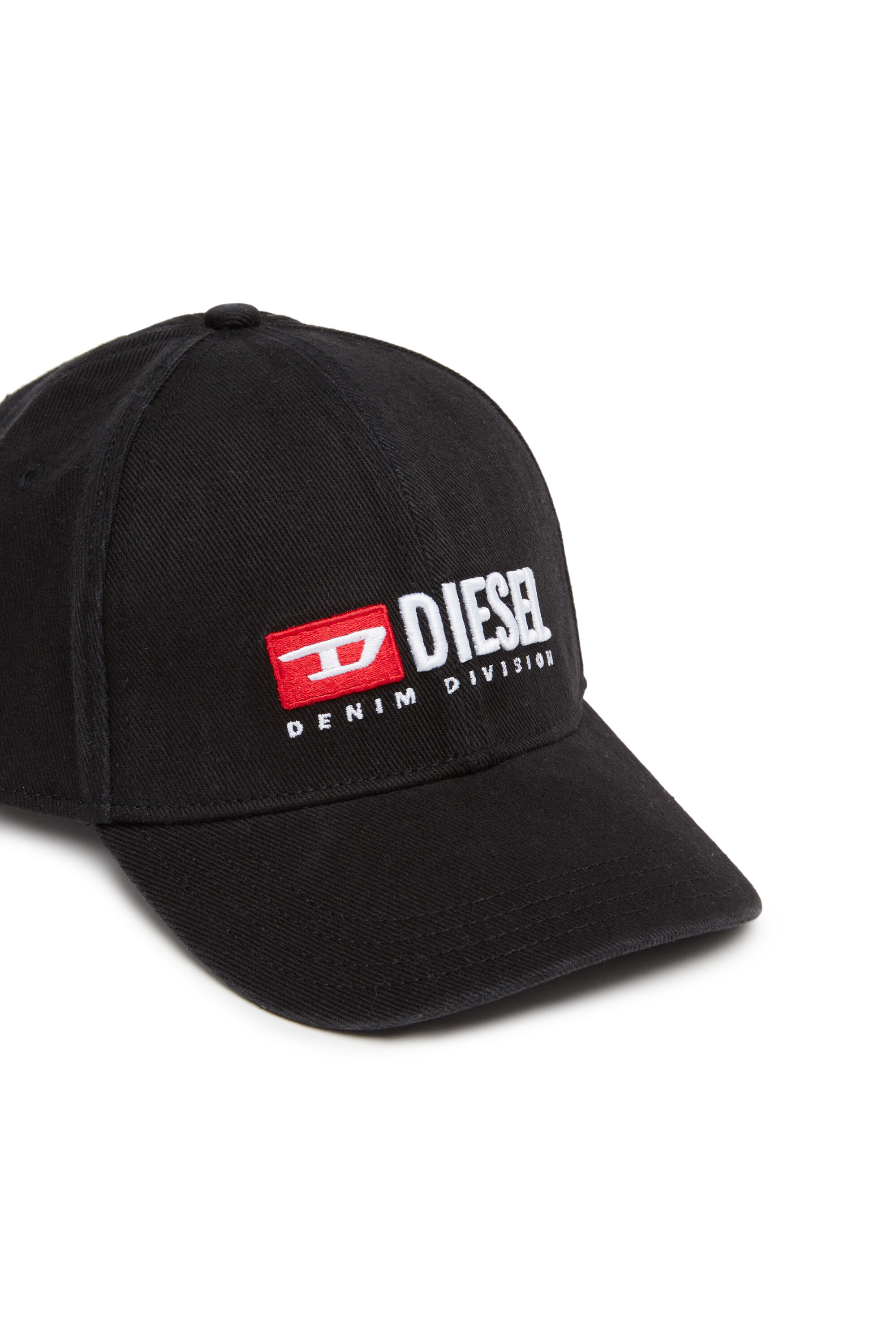 CORRY-DIV-WASH ユニセックスキャップロゴ｜ブラック｜メンズ｜DIESEL