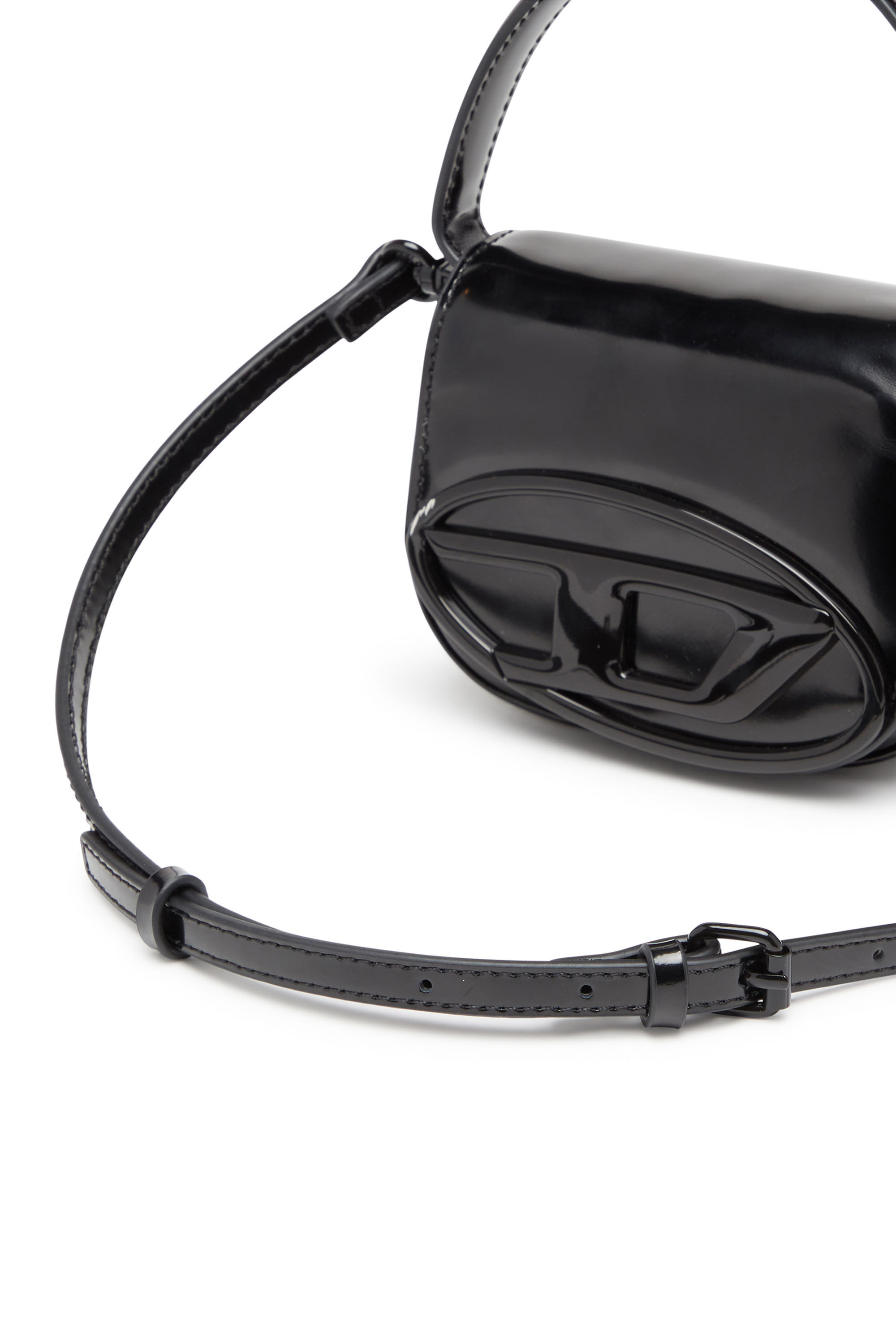 Diesel - 1DR-XS-S, Female's カウレザーショルダーバッグXS in ブラック - 6