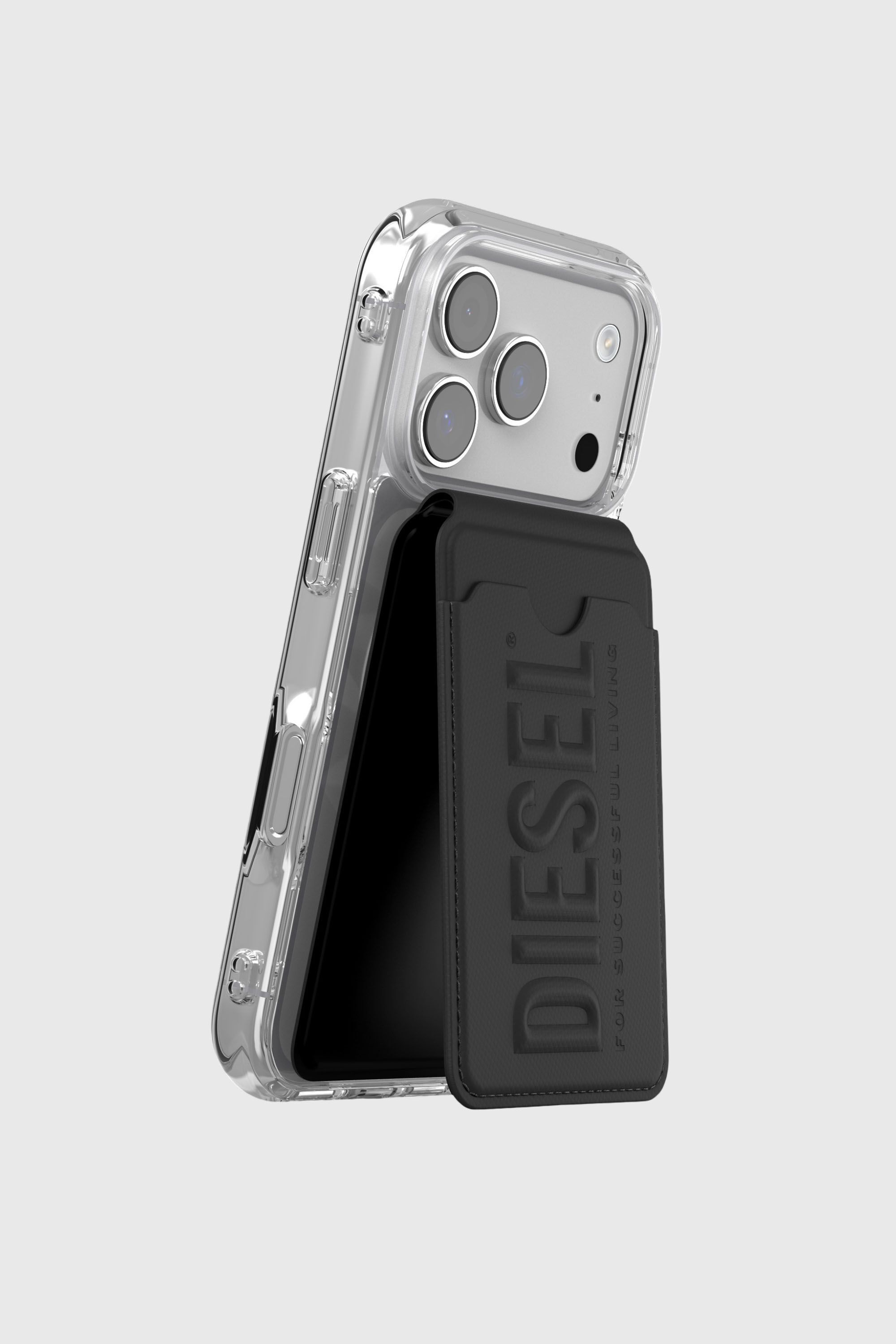 60449 CREDIT CARD HOLDER UNIVERSAL｜ブラック｜ウィメンズ｜DIESEL