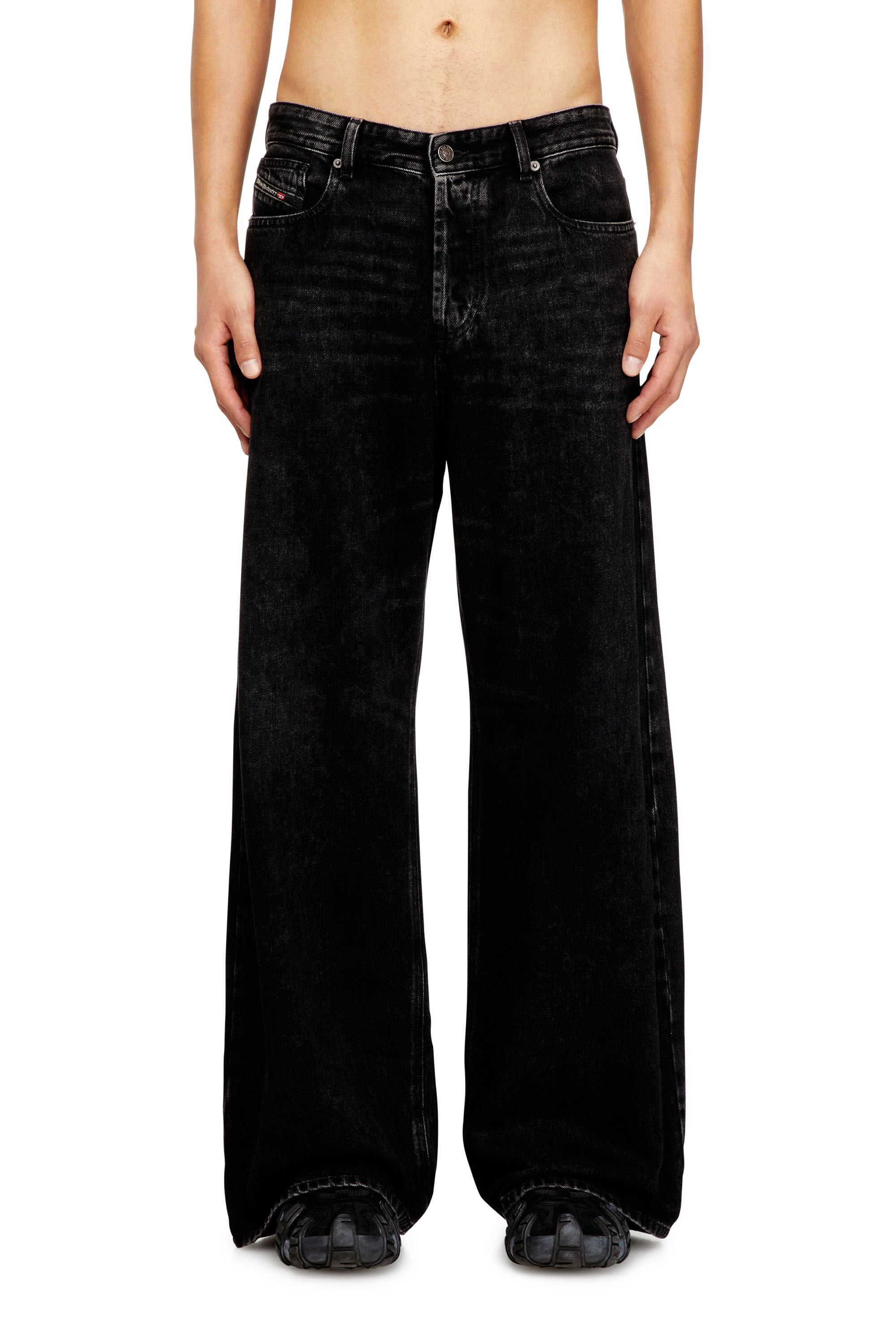 Diesel - Female's Relaxed Jeans 1996 D-Sire 09P09, ブラック/ダークグレー - 6