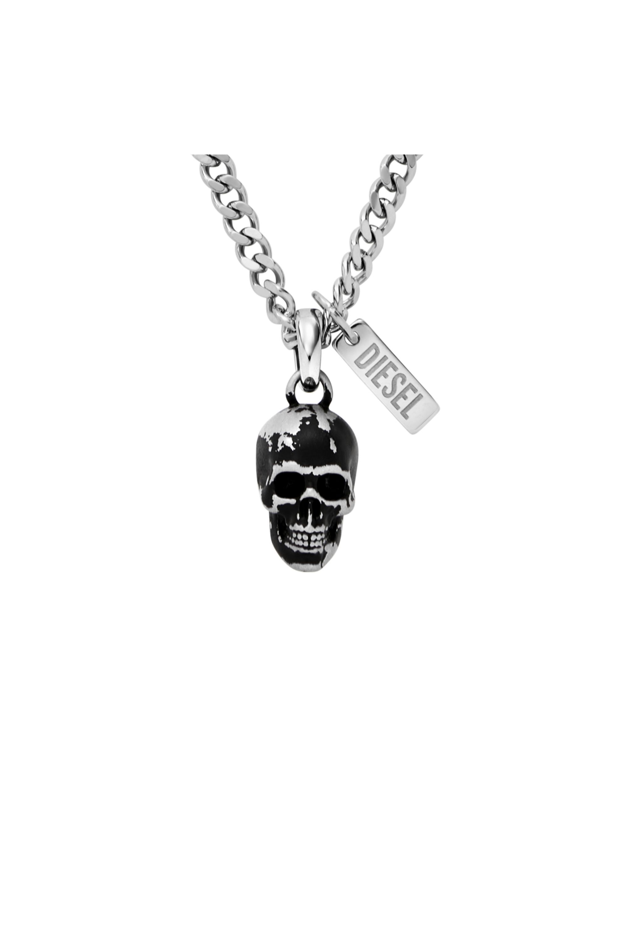 DX1581040 JEWEL Stainless Steel Pendant Necklace｜シルバー