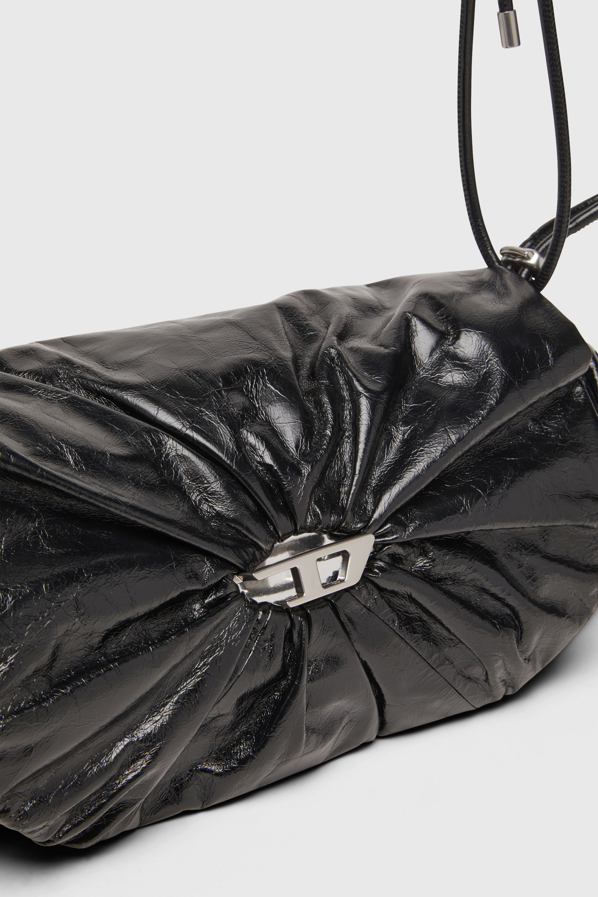 Diesel - SCRUNCH-D SHOULDER M, Female's ショルダーバッグ in ブラック - 6