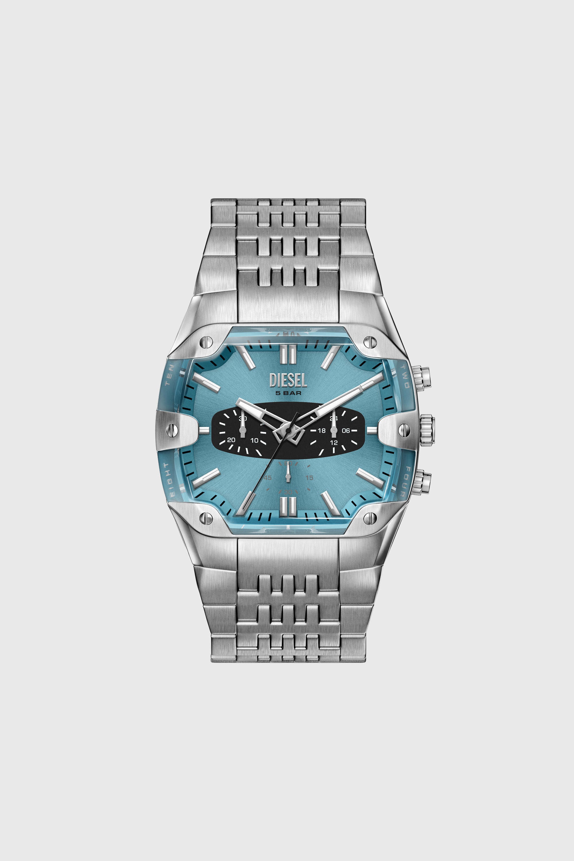 Diesel - DZ4725 WATCH, Male's 時計 in シルバー - 1