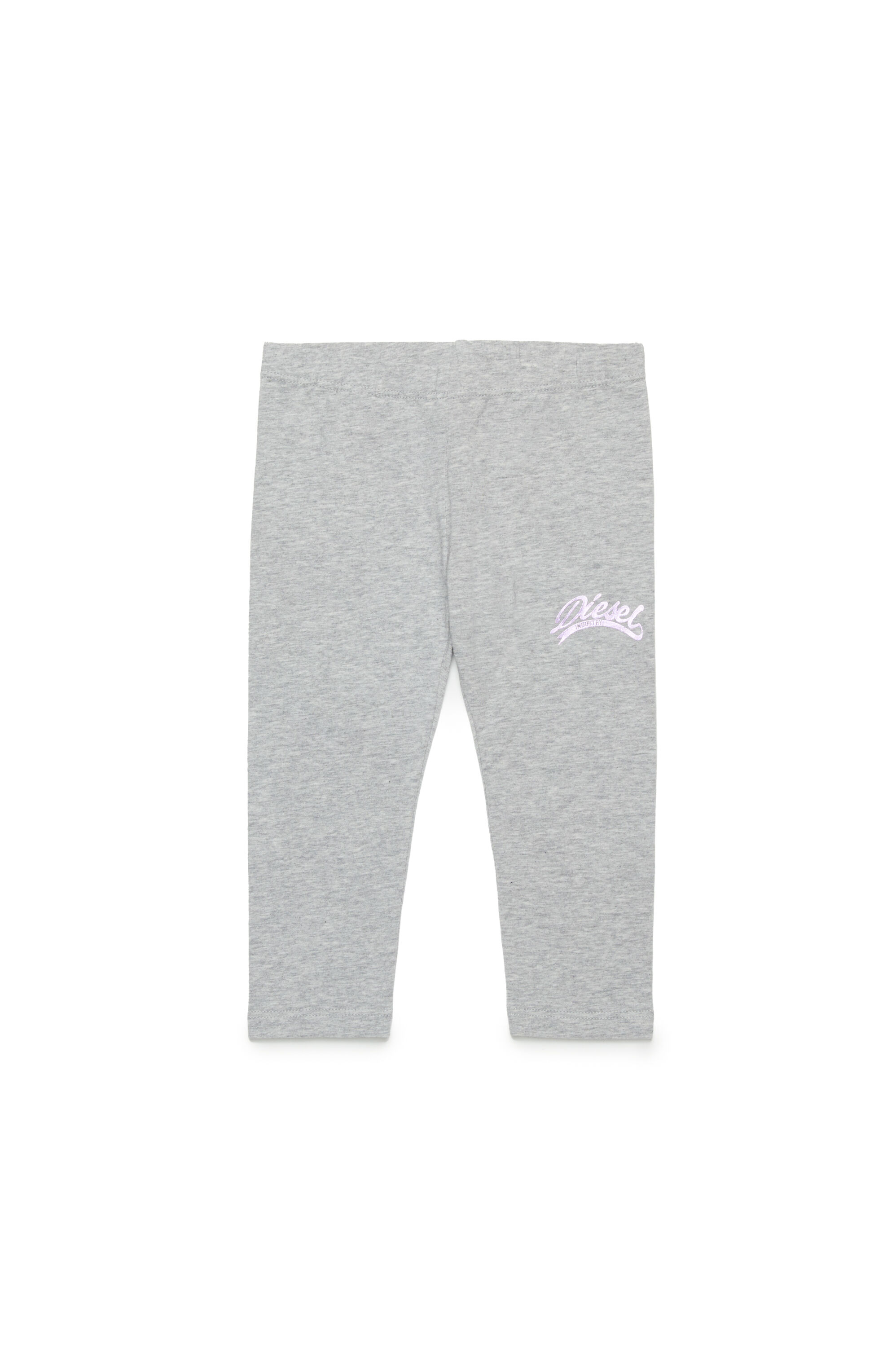 Diesel - PSTRAB, Female's Leggings with metallic logo in グレー - 1