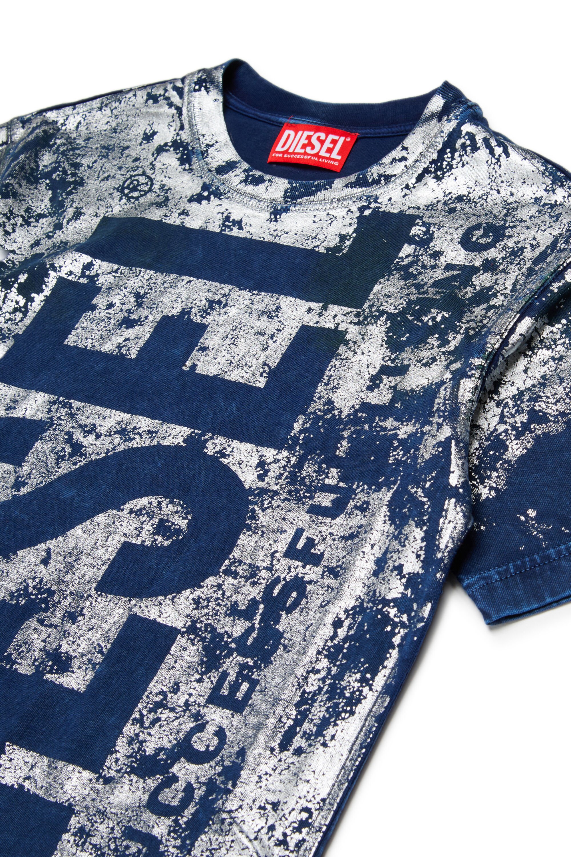 Diesel - TABOXTAR2 OVER, Male's Tシャツ in ブルー - 3