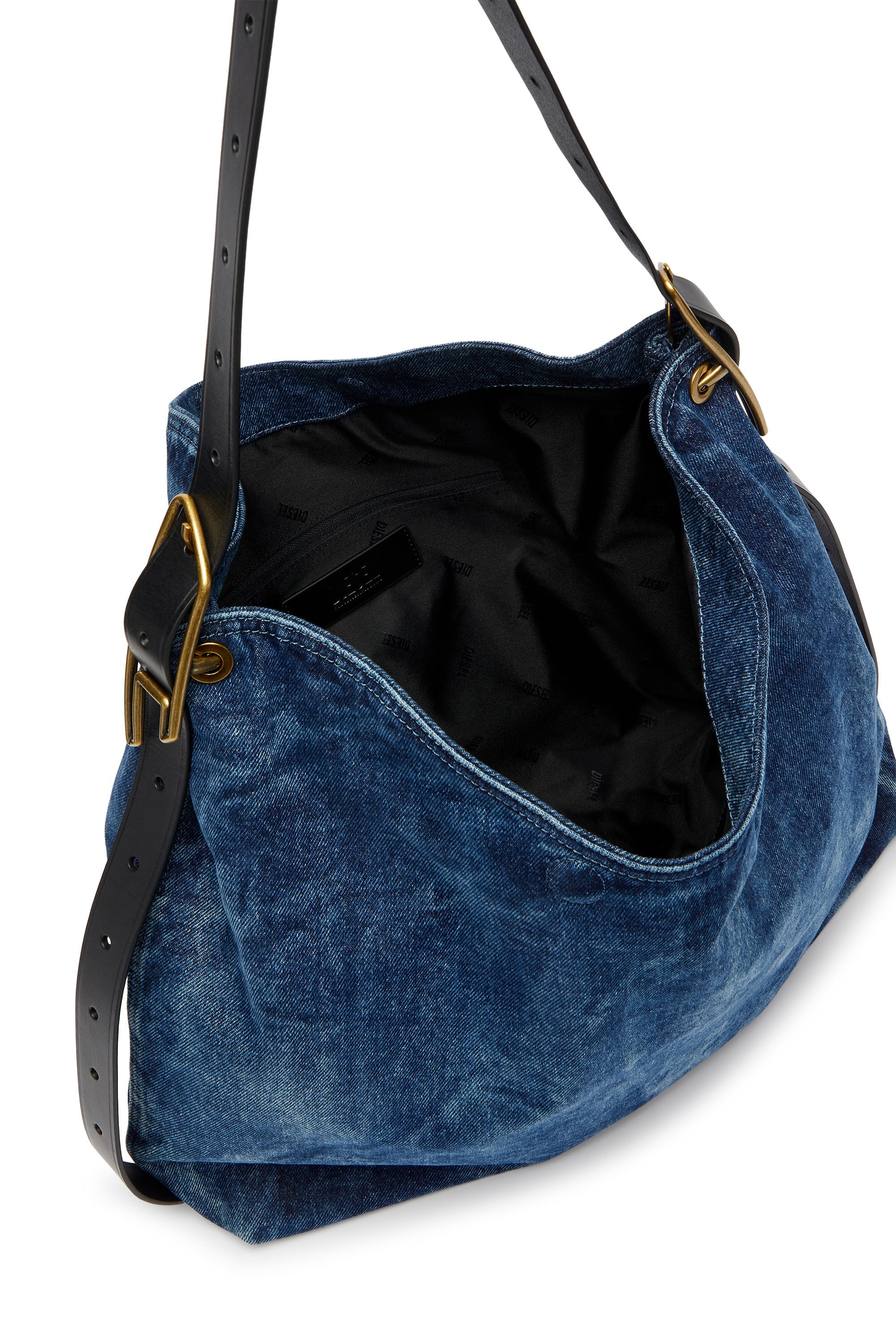 Diesel - D-LINE HOBO, Female's ホーボーバッグ in ミディアムブルー - 5