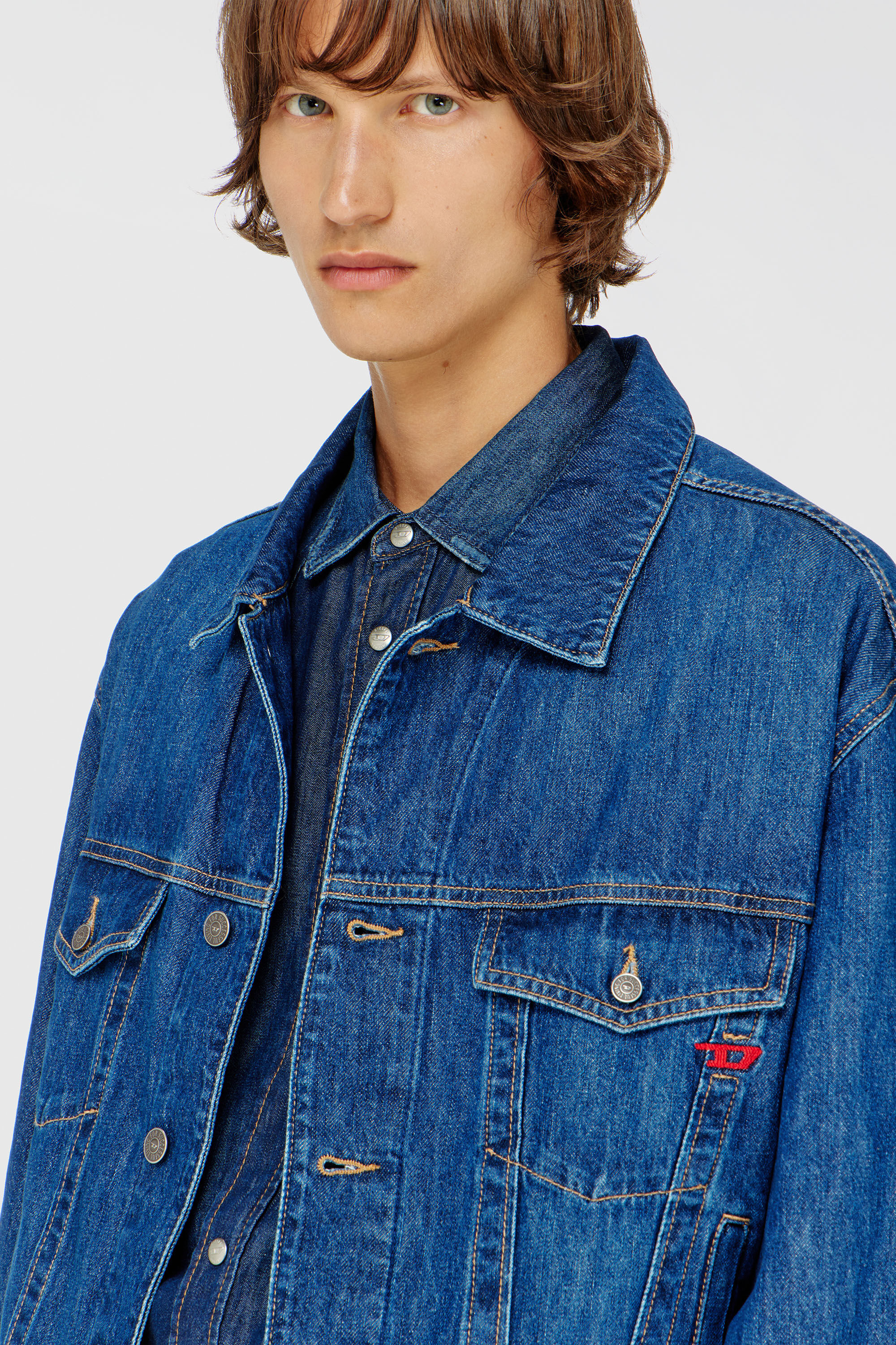 美品　DIESEL 25AW ランウェイシリーズ　デニムジャケット　Ｓサイズ D-RANGER デニムジャケット｜ブルー｜メンズ｜DIESEL