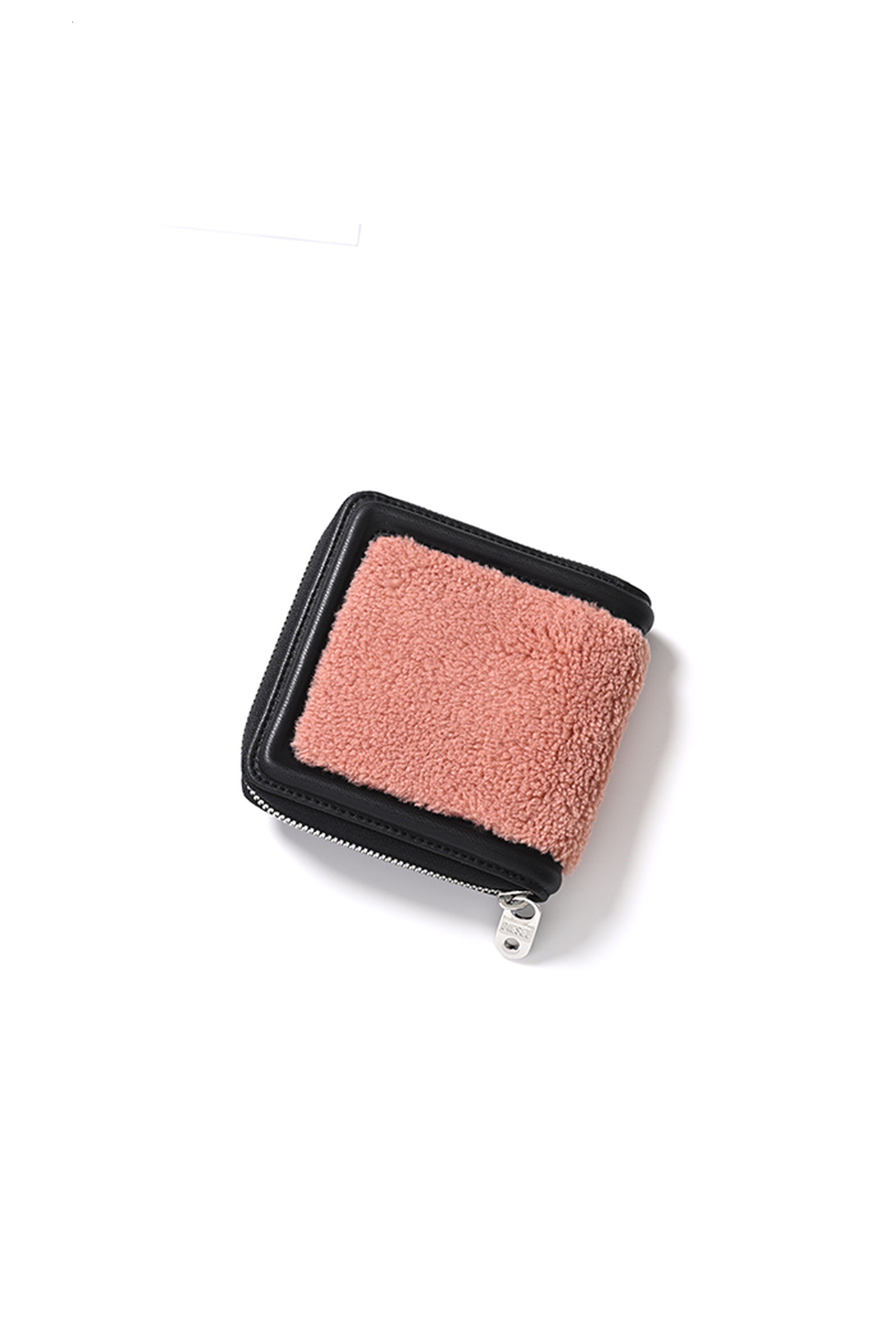 Diesel - ZIP WALLET, ブラック/ピンク - Image 1
