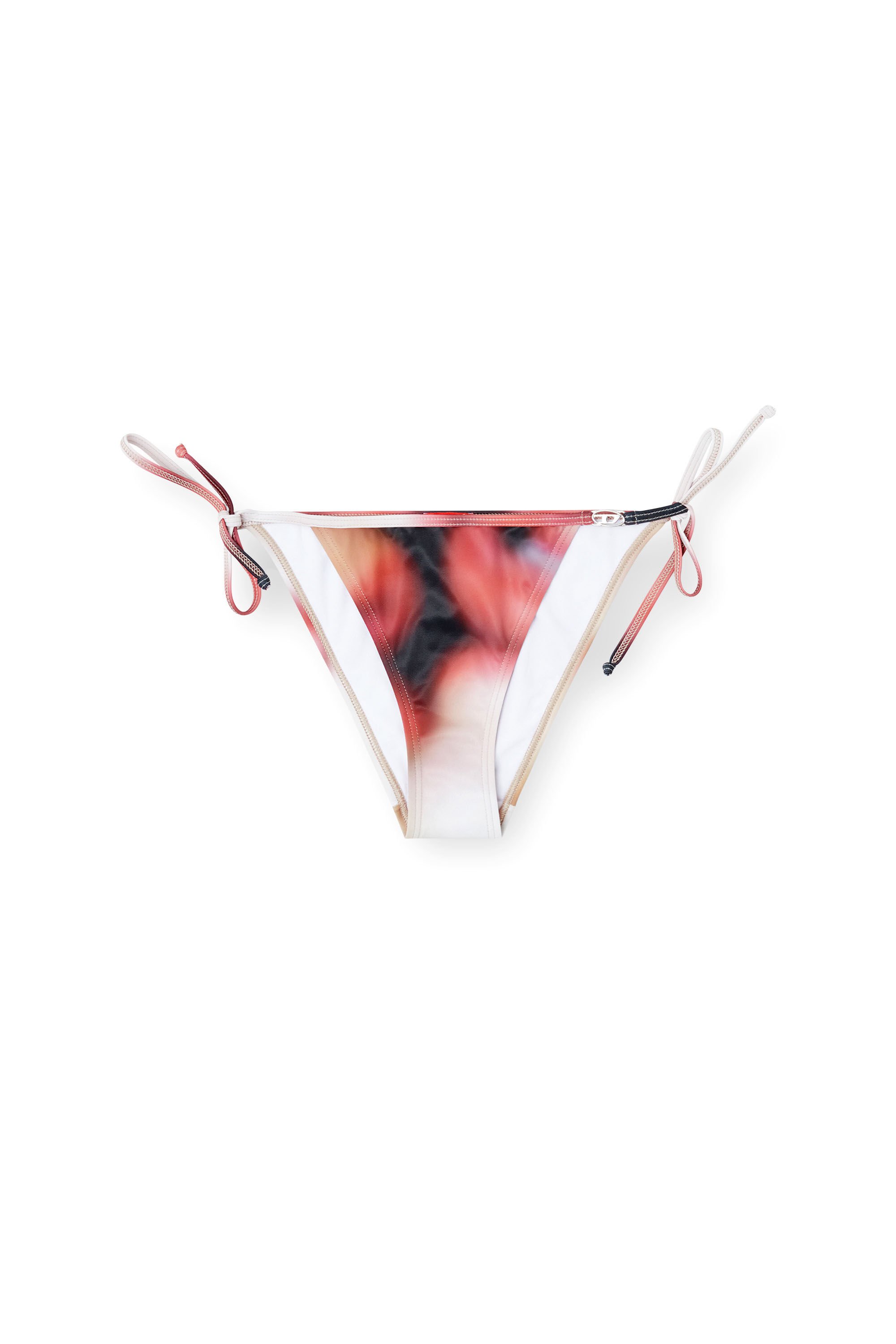 Diesel - PR-BRIGITTES, Female's Bikini bottoms with blurred print in ピンク / ホワイト - 4