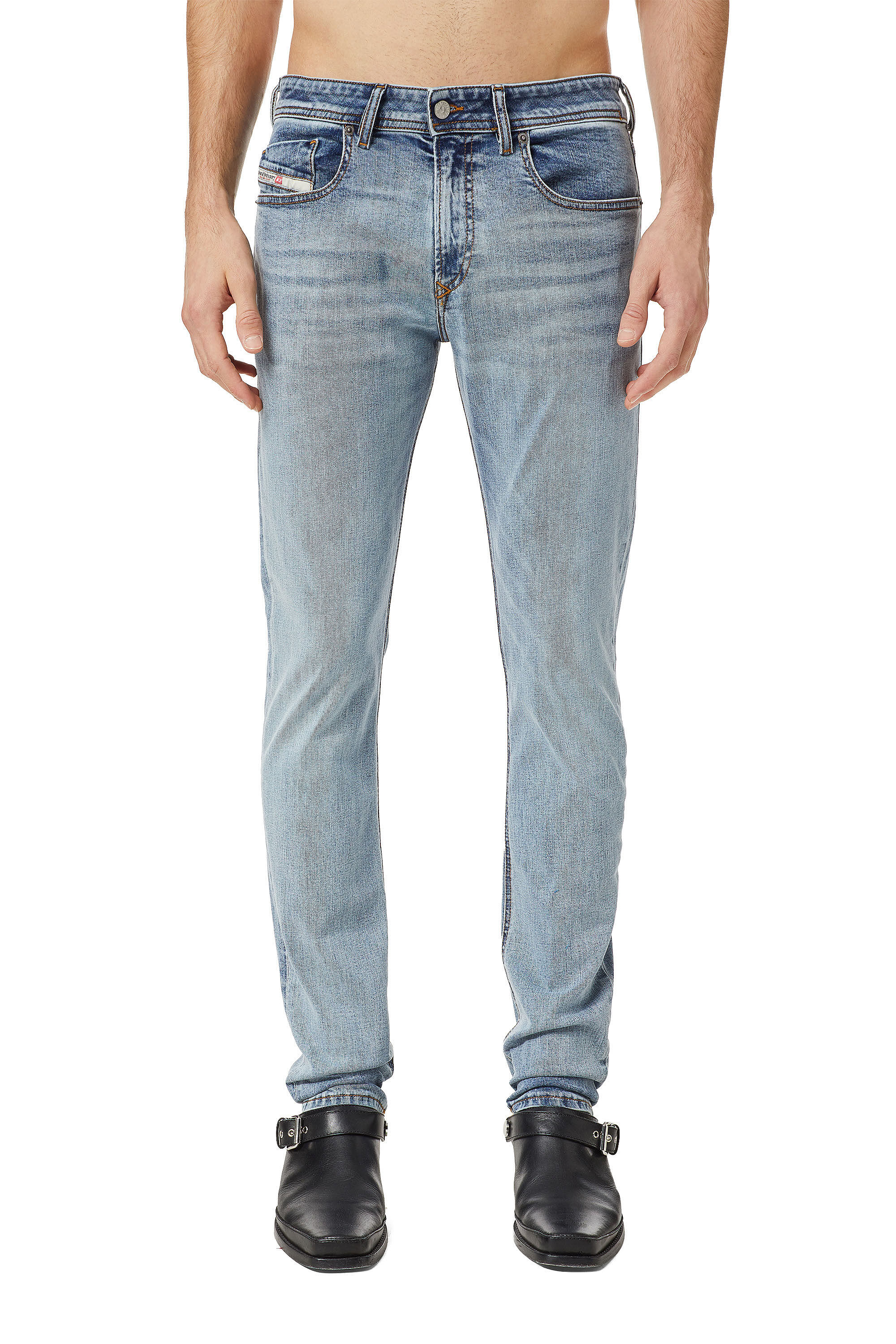 Diesel - 1979 Sleenker 069YX Skinny Jeans, ライトブルー - Image 3