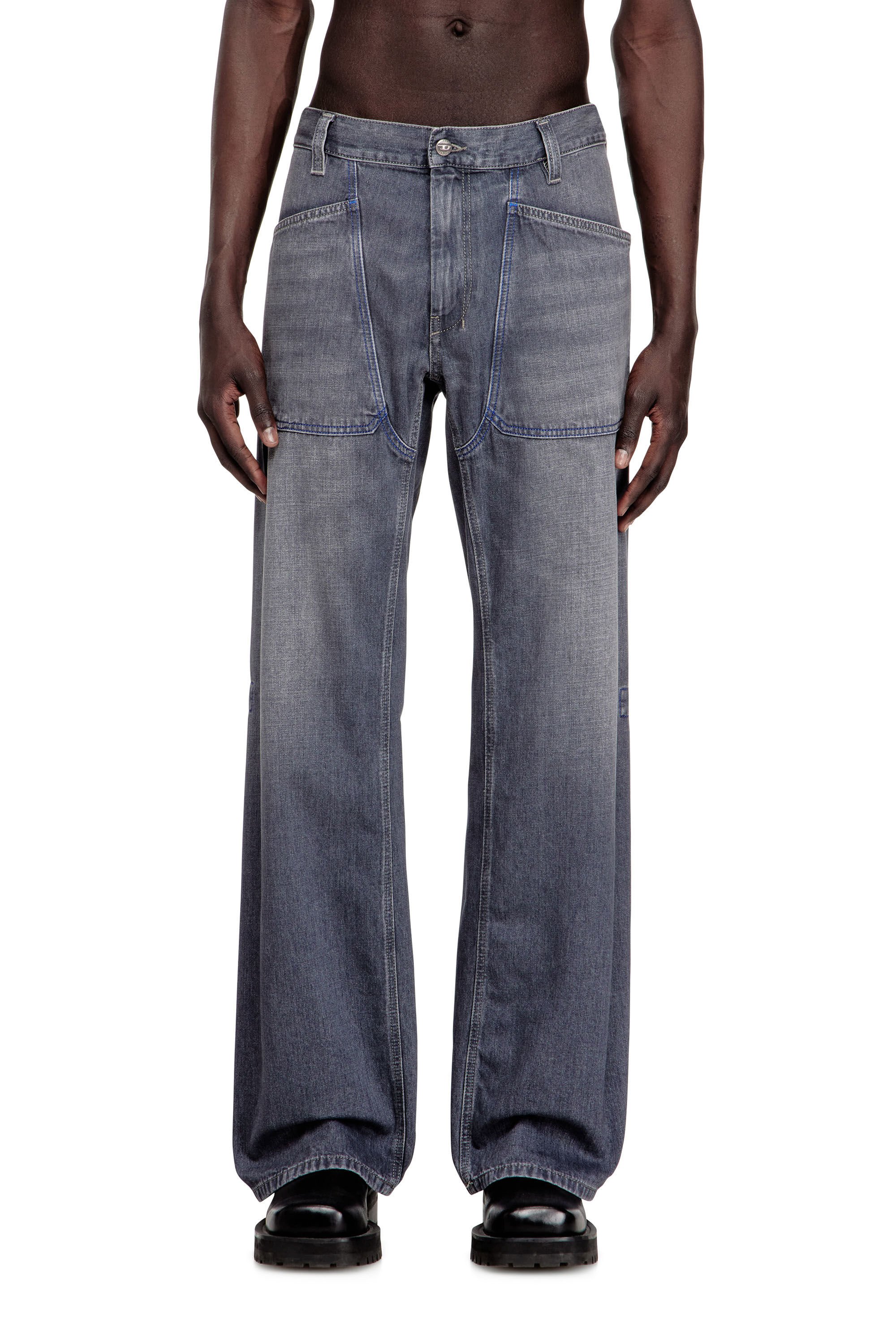 Relaxed Jeans ミドルウエスト D-Zeta | グレー | メンズ | DIESEL
