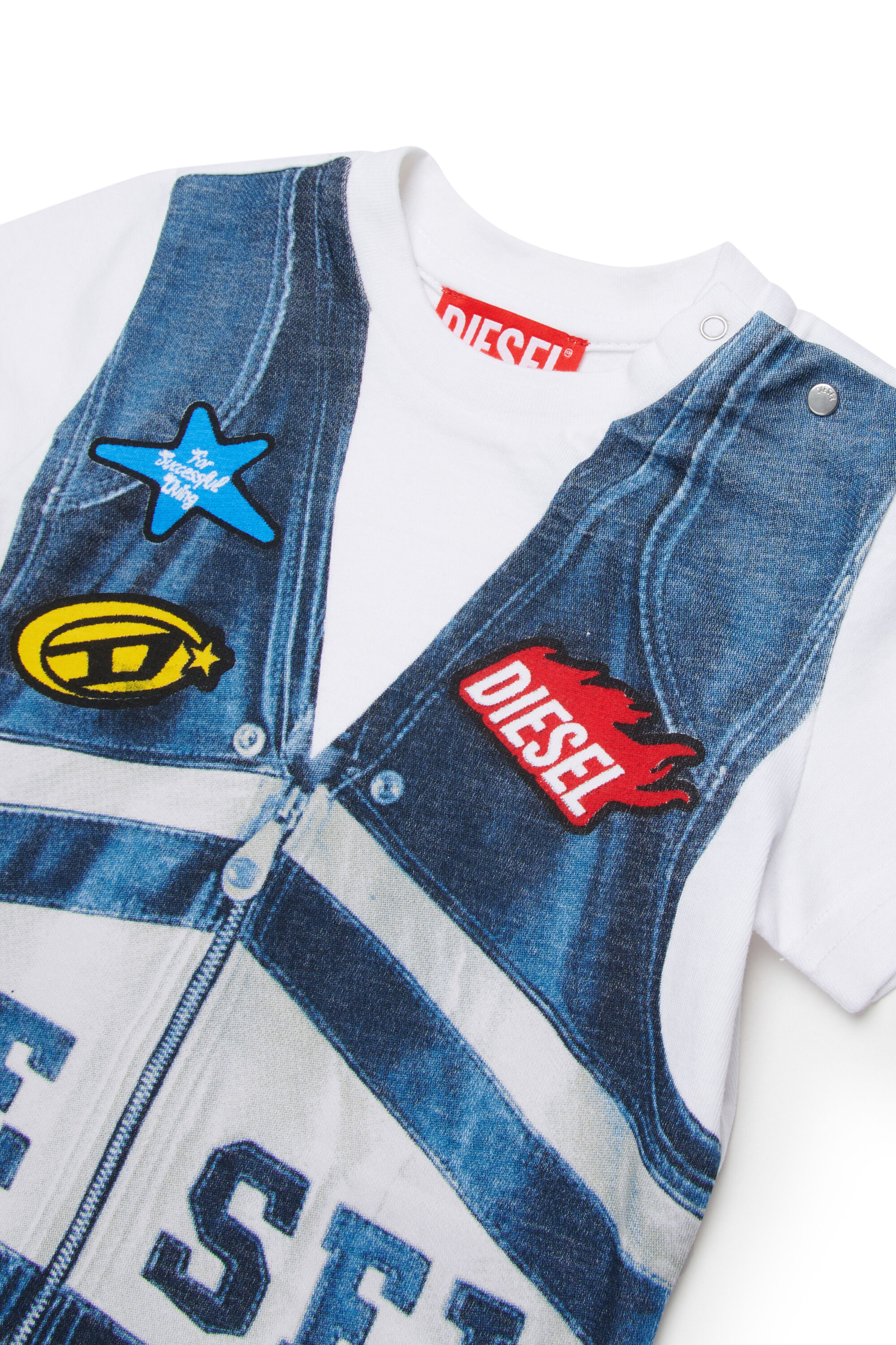 Diesel - TELTIB, Male's Tシャツ in ホワイト - 3