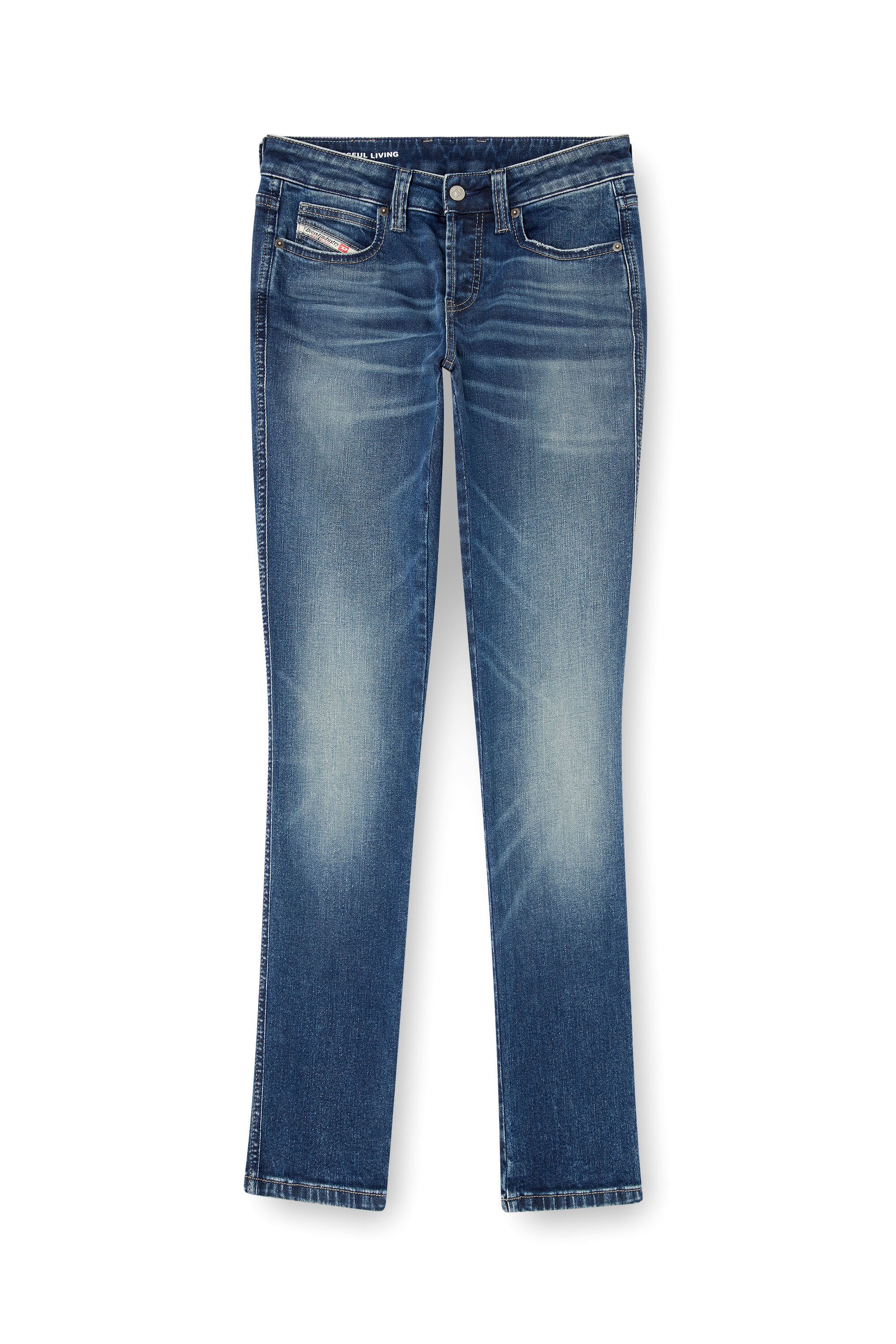 Diesel - Female's Slim Jeans 1992 D-Jiann 0DBEE, ミディアムブルー - 2