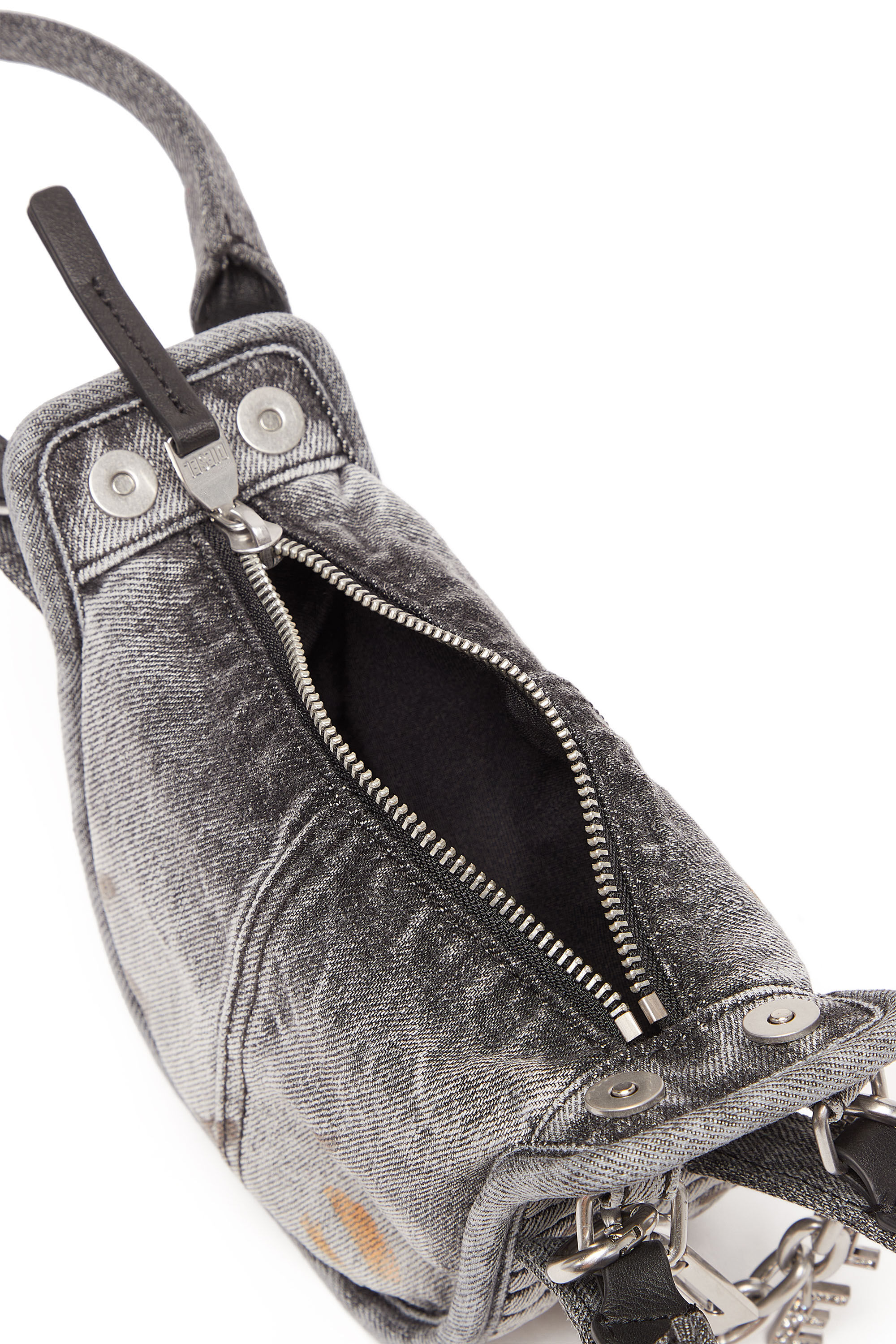 Diesel - D-VINA-XXS, Female's デニムショルダーバッグXXS in ブラック - 5