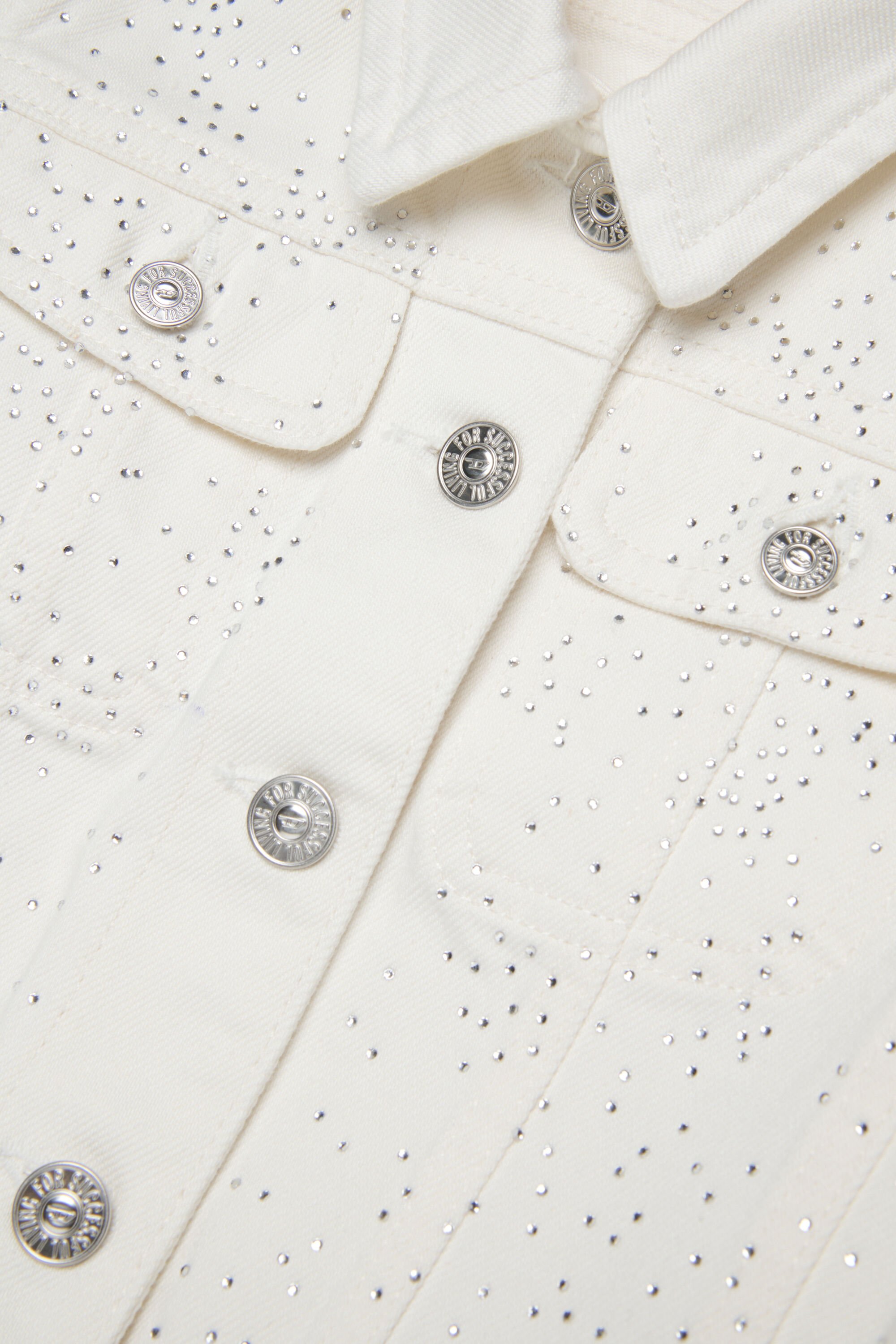 Diesel - JSLIMMY-J, Female's デニムジャケット in ホワイト - 4