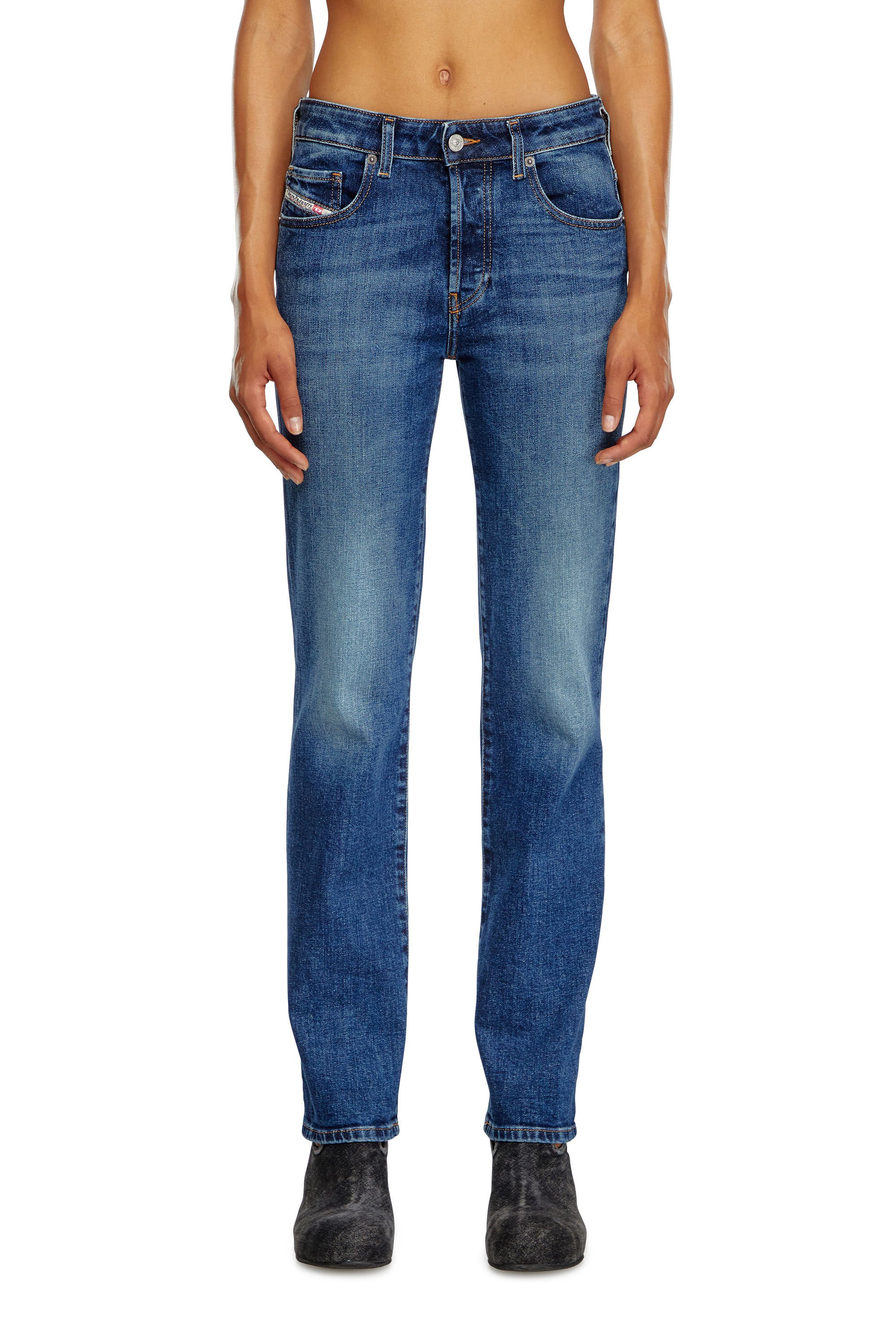Diesel - Female's Regular Jeans 1989 D-Mine 09I28, ダークブルー - 3