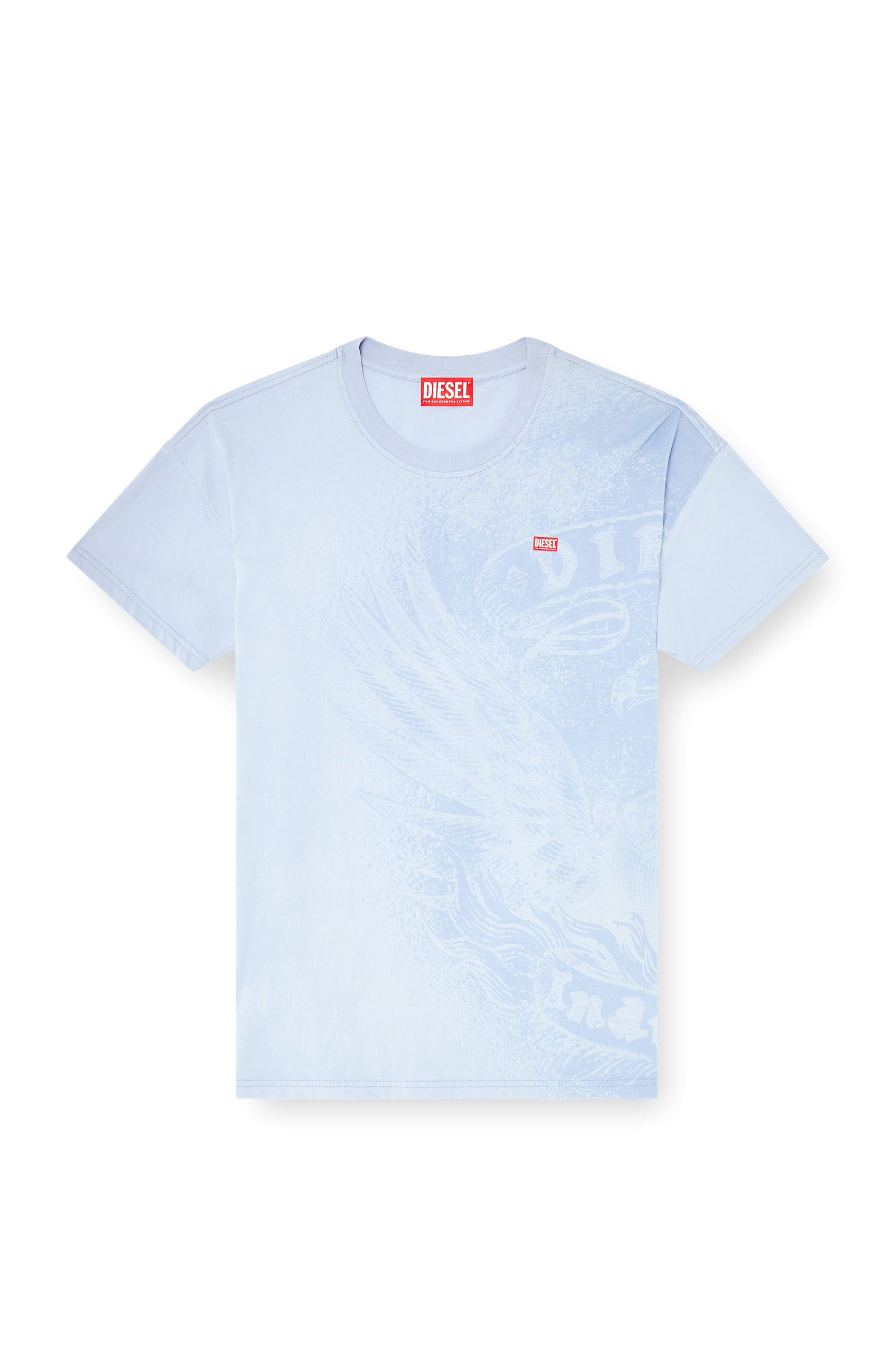 Diesel - T-BOXT-AA3, Male's Tシャツ in ライトブルー - 2