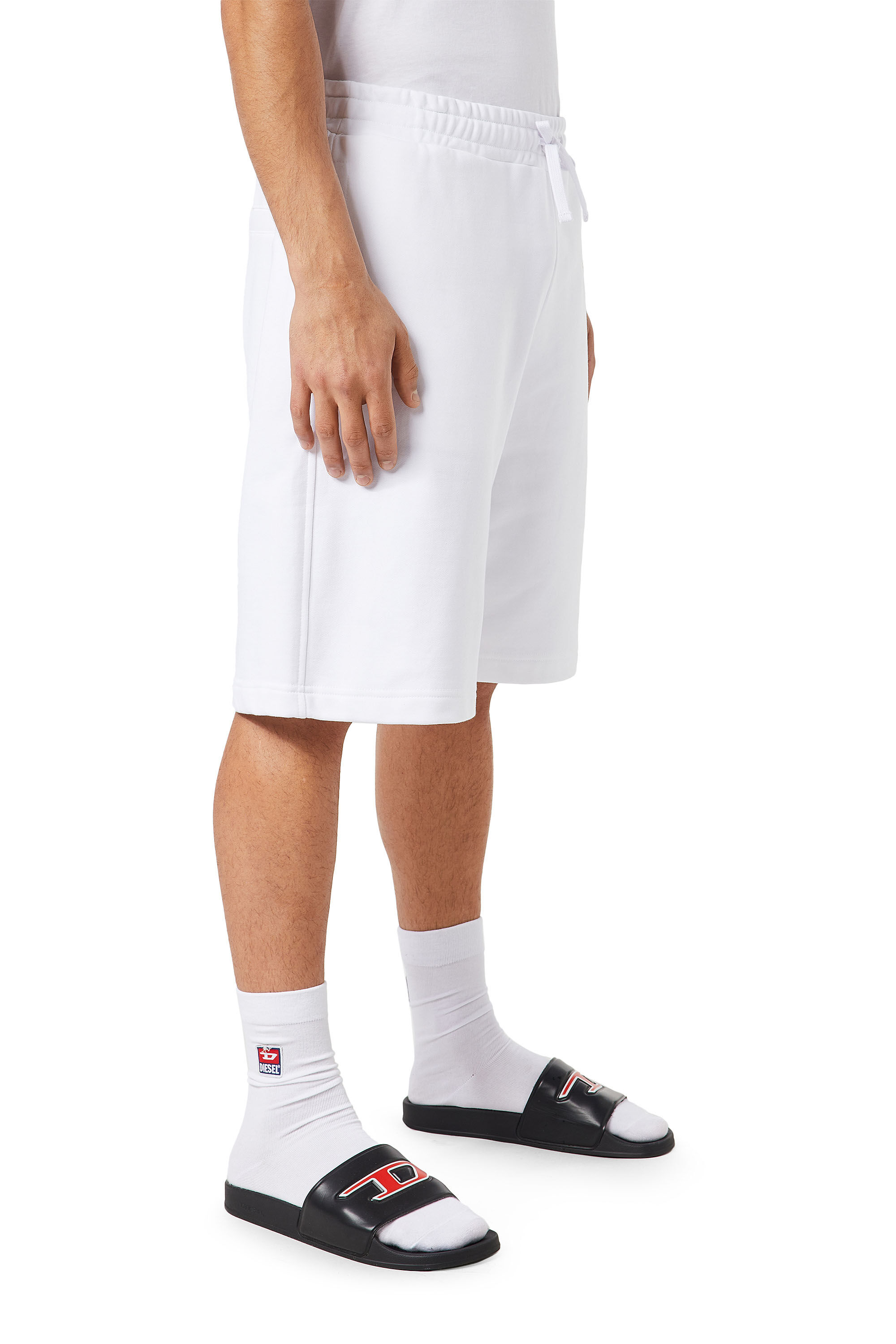 Diesel - P-CROWN-DIV, Male's ショートパンツ in ホワイト - 6