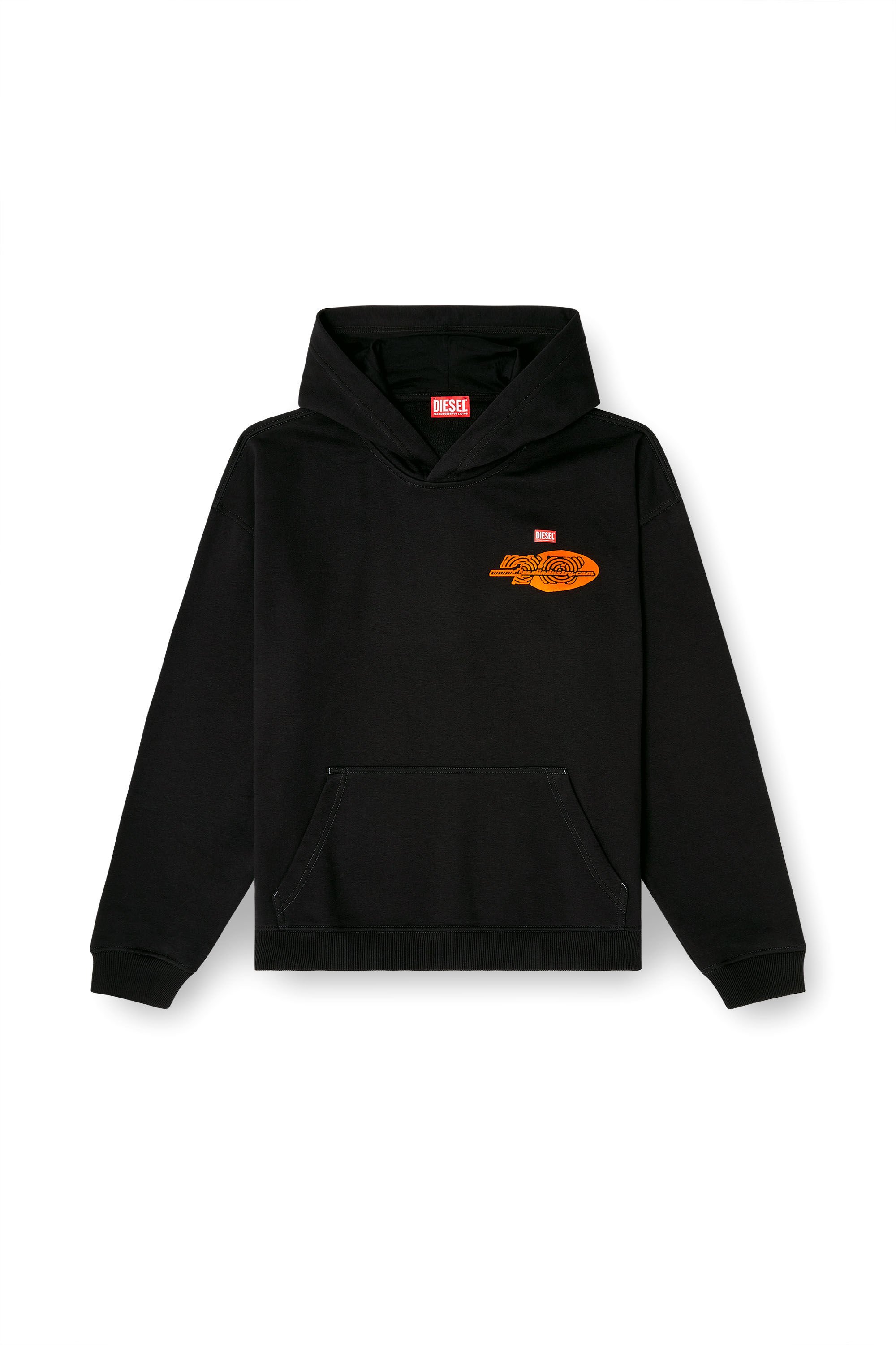 Diesel - S-BOXT-HOOD-T5, Male's プルオーバーパーカー in ブラック - 2